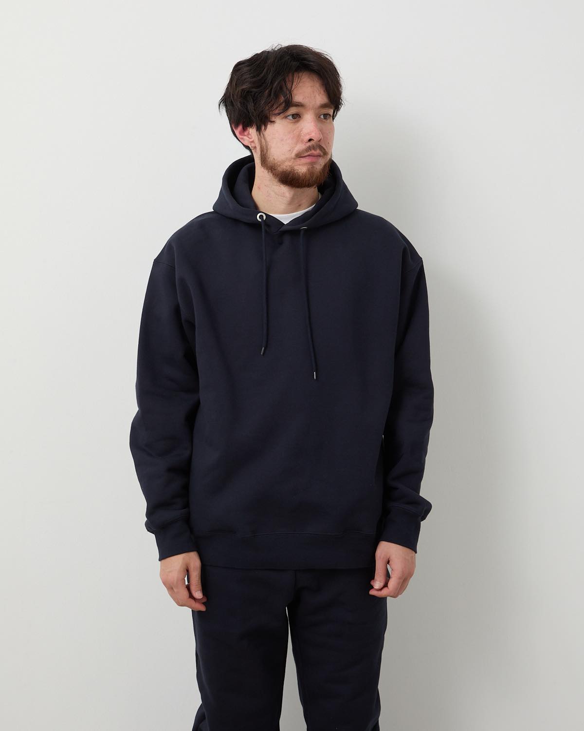 HEAVY HOODED SWEATSHIRT - SEAM POCKET