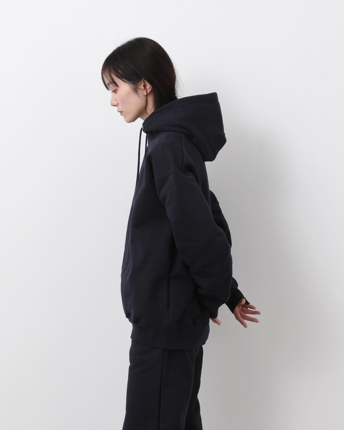 HEAVY HOODED SWEATSHIRT - SEAM POCKET