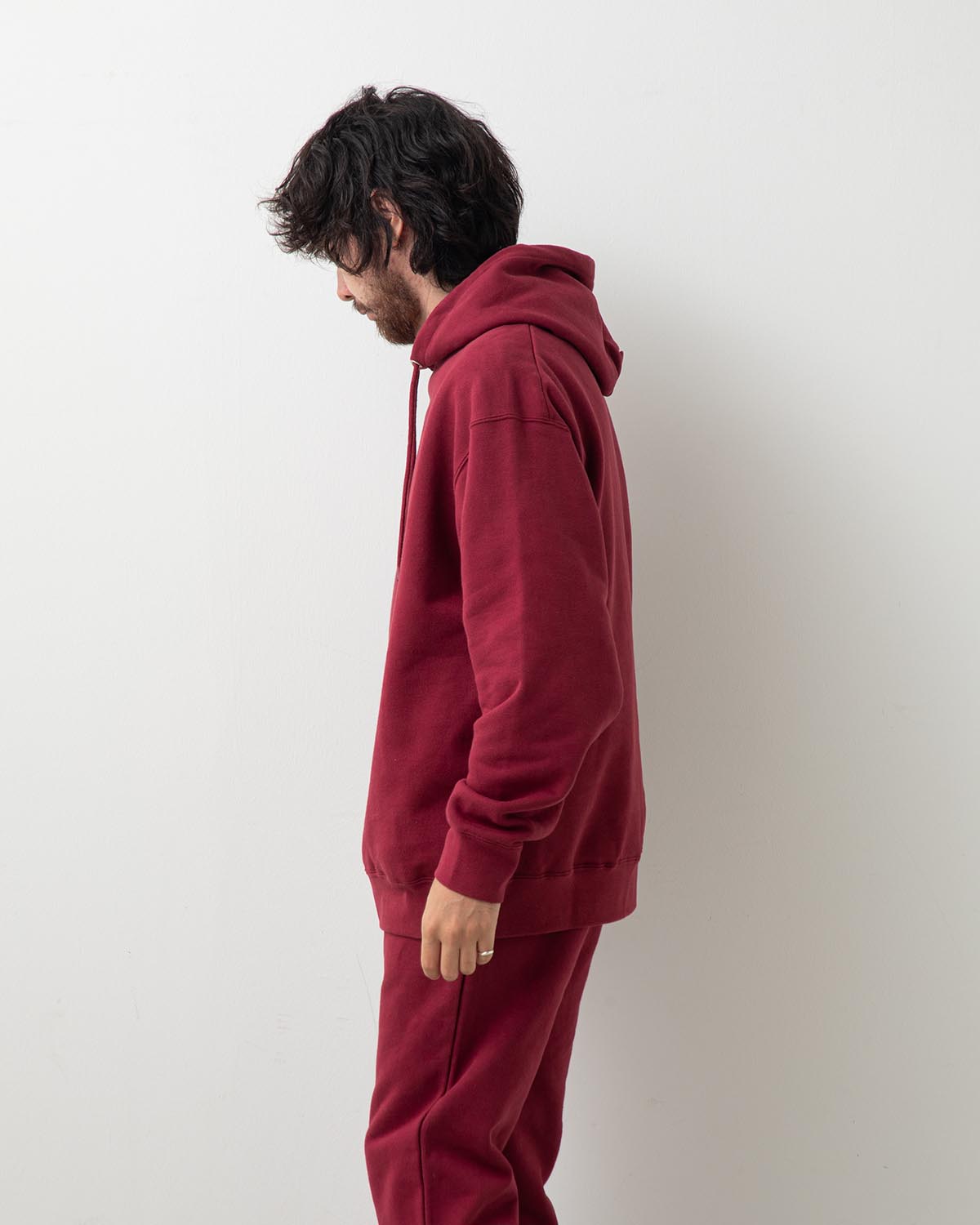 HEAVY HOODED SWEATSHIRT - SEAM POCKET