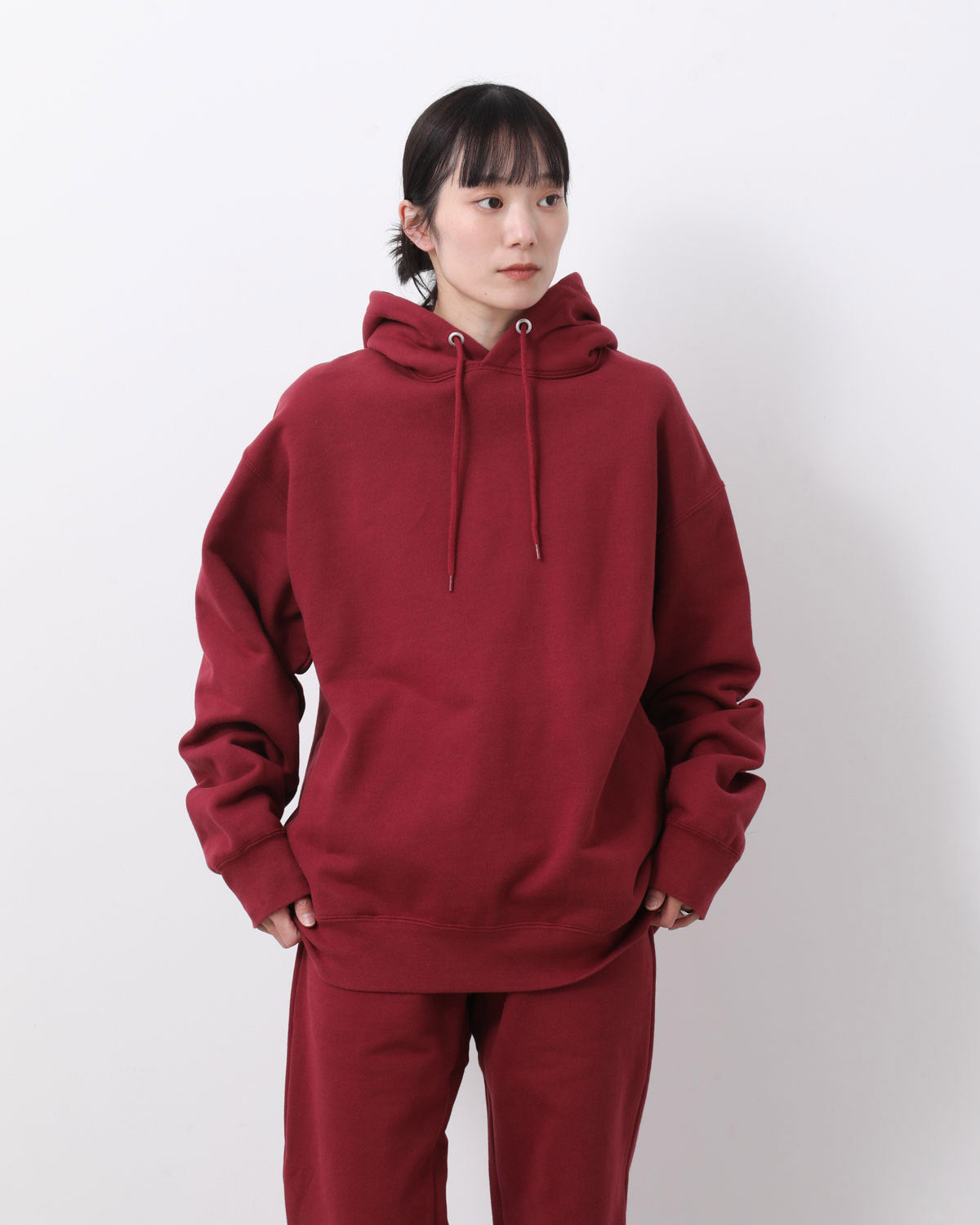 HEAVY HOODED SWEATSHIRT - SEAM POCKET