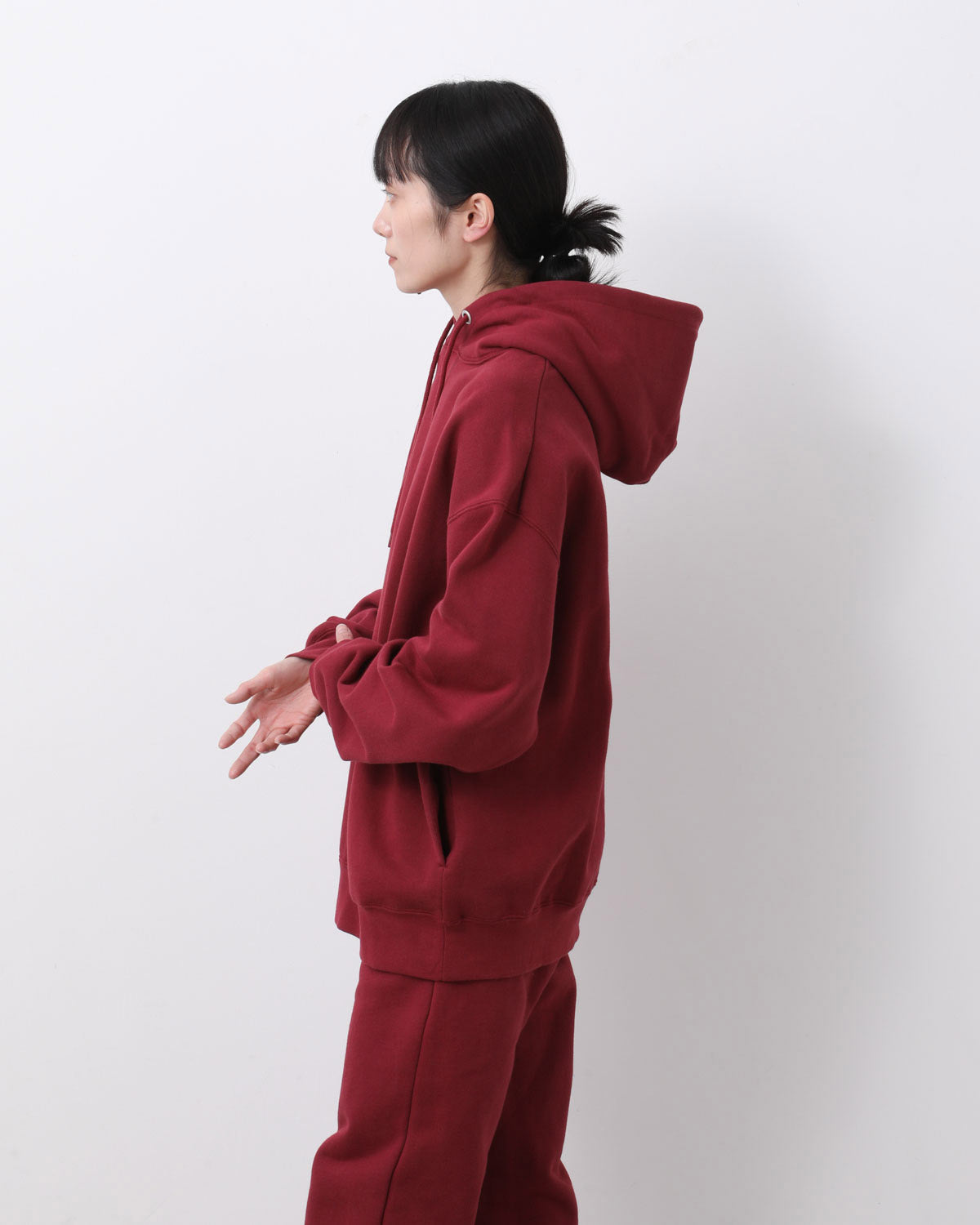 HEAVY HOODED SWEATSHIRT - SEAM POCKET