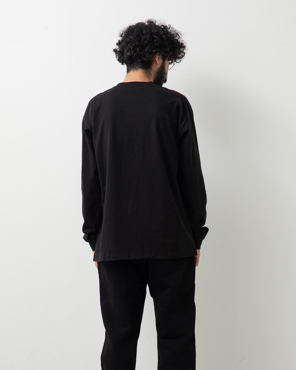 HEAVY CREWNECK LONG SLEEVE T-SHIRT