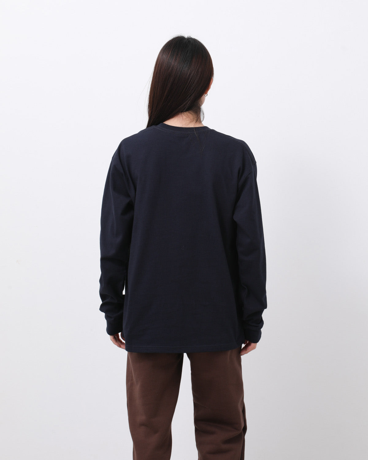 HEAVY CREWNECK LONG SLEEVE T-SHIRT