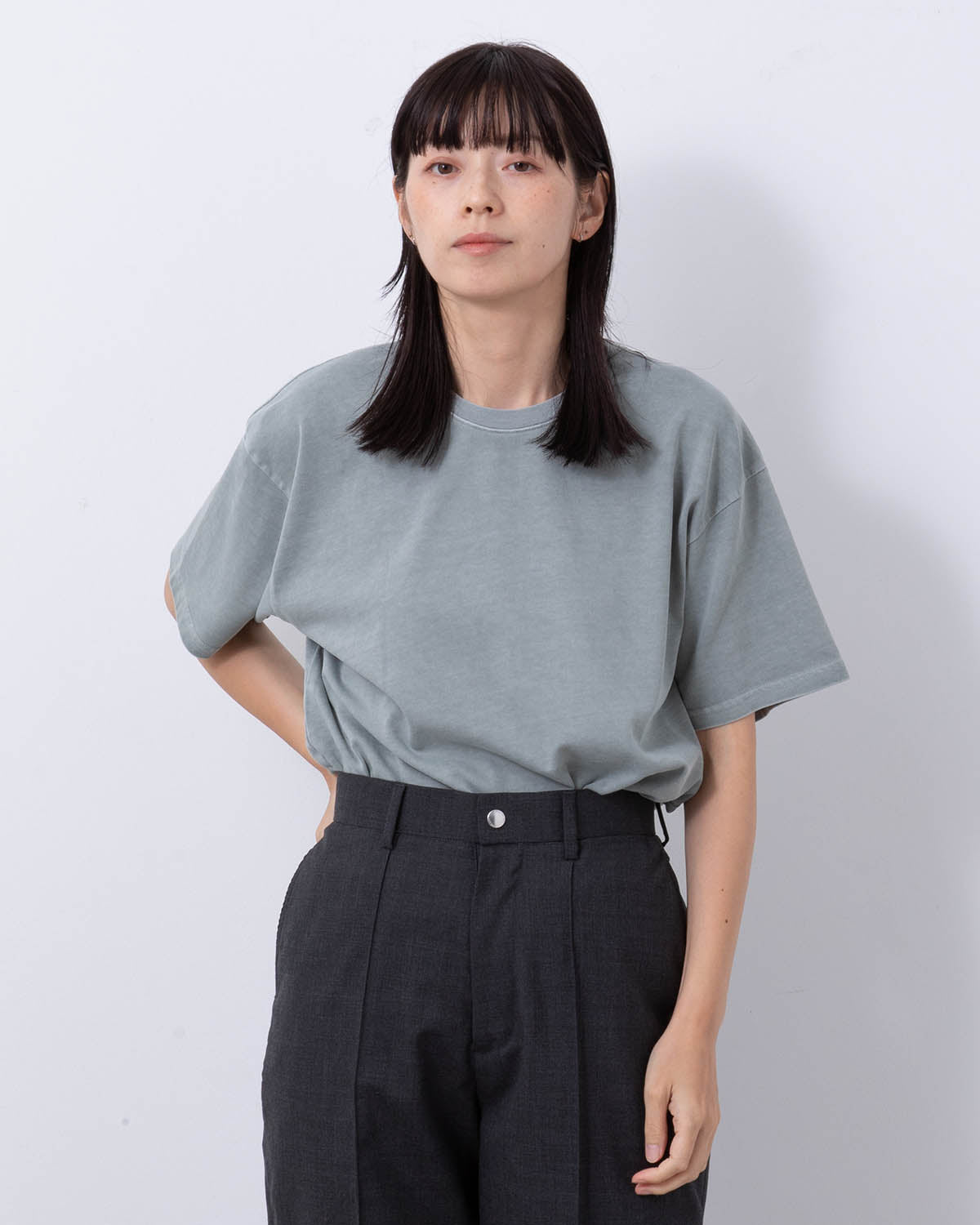 HEAVY CREWNECK PIGMENT DYE T-SHIRT