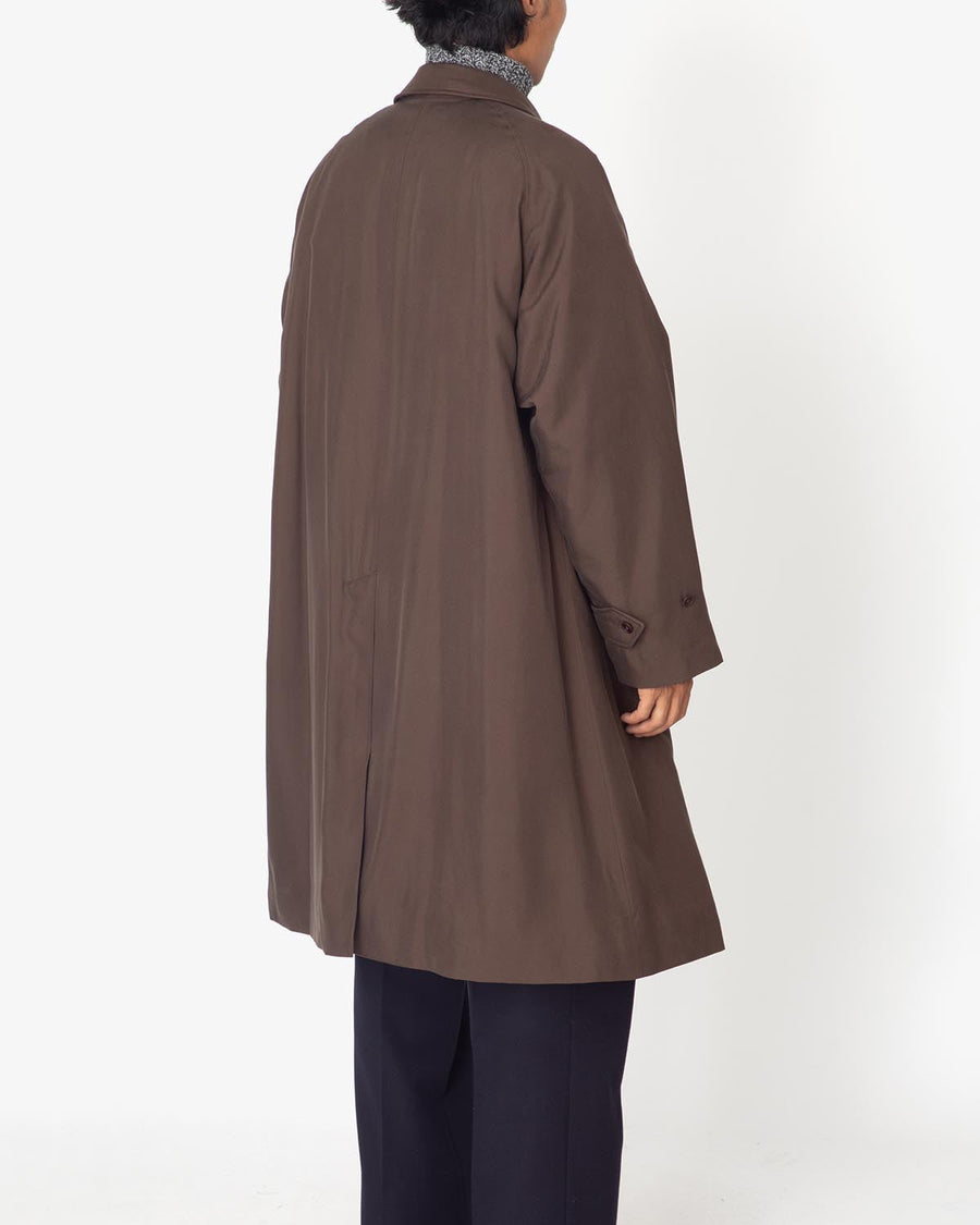 SILK GABADINE PADDING WALKER COAT – COVERCHORD