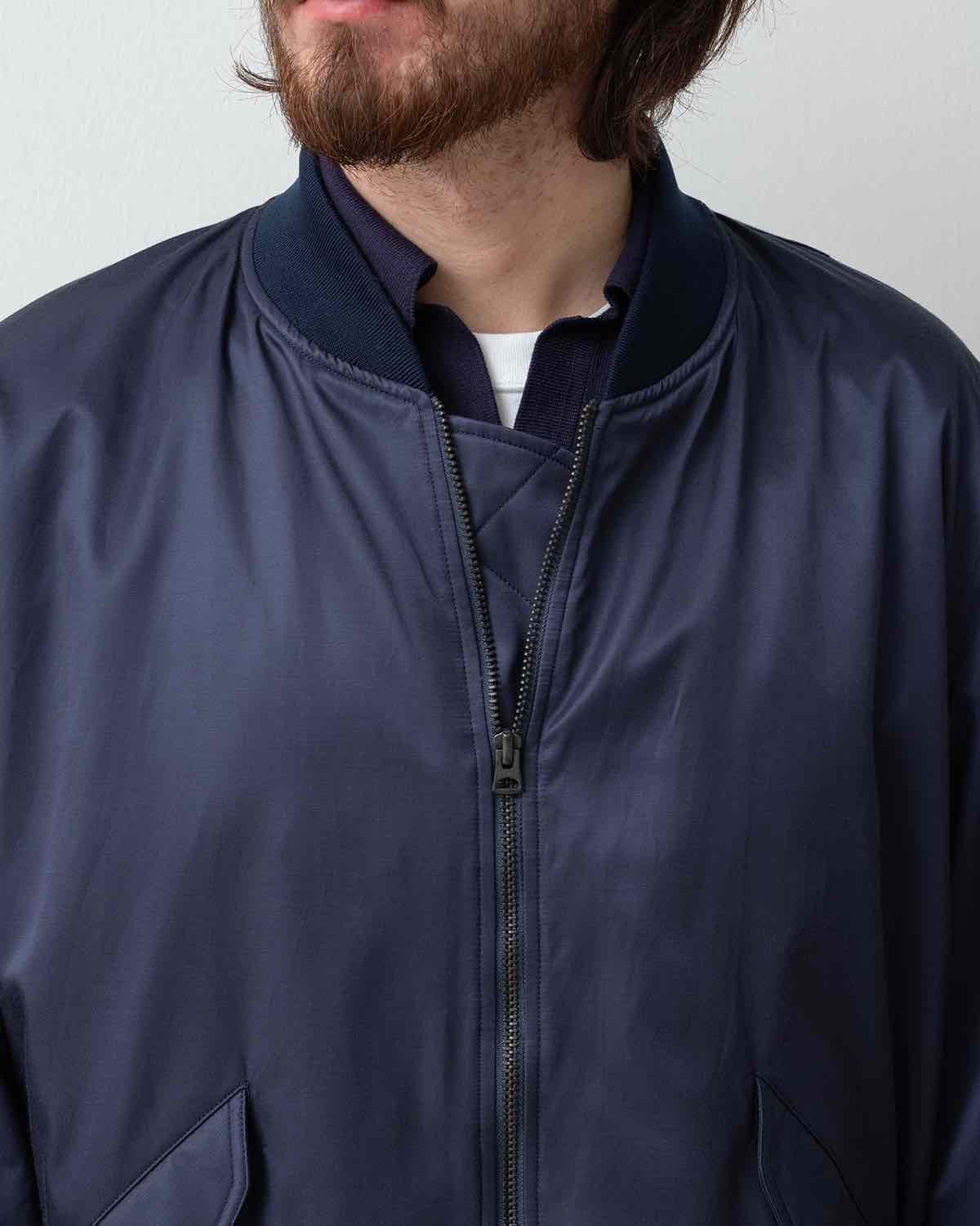 USA COTTON SATIN FLIGHT JACKET