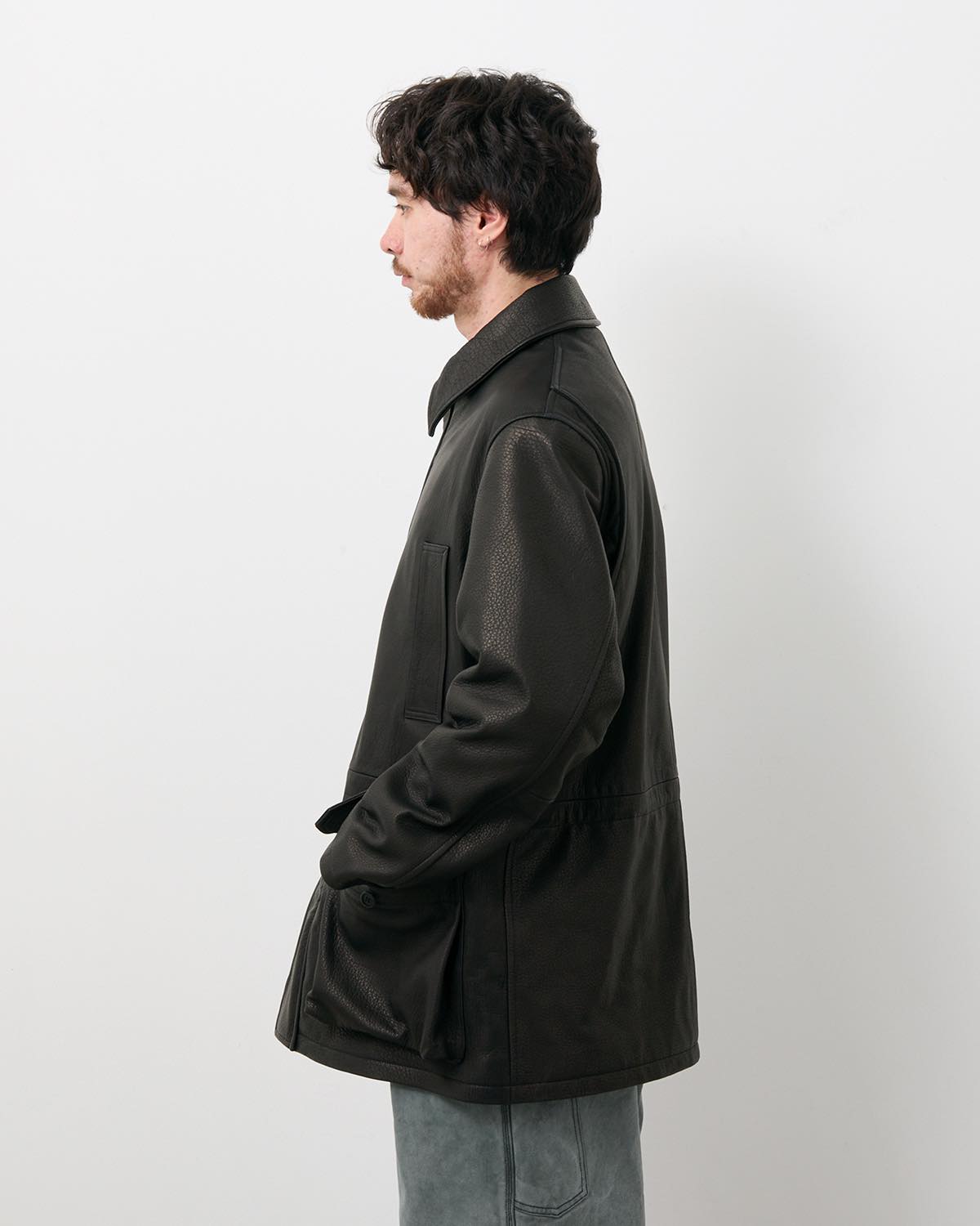 DEERSKIN HALF COAT
