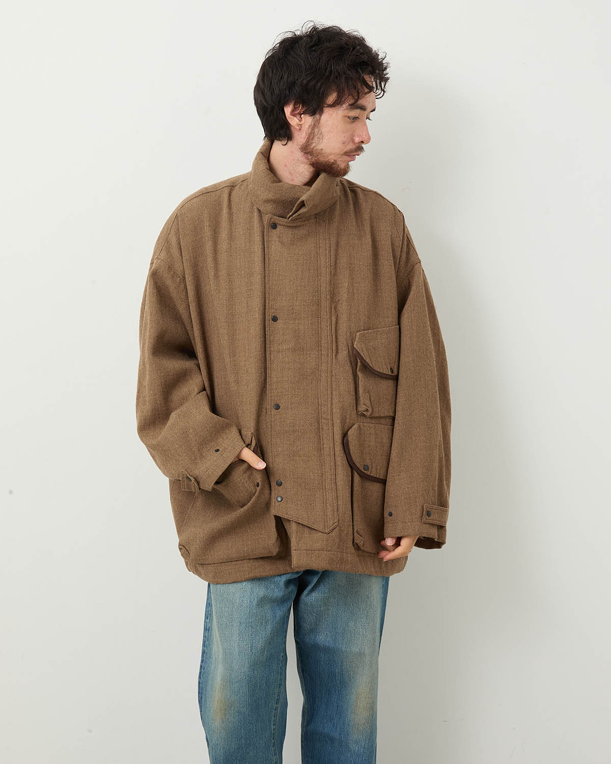 WOOL SERGE HUNTER JACKET