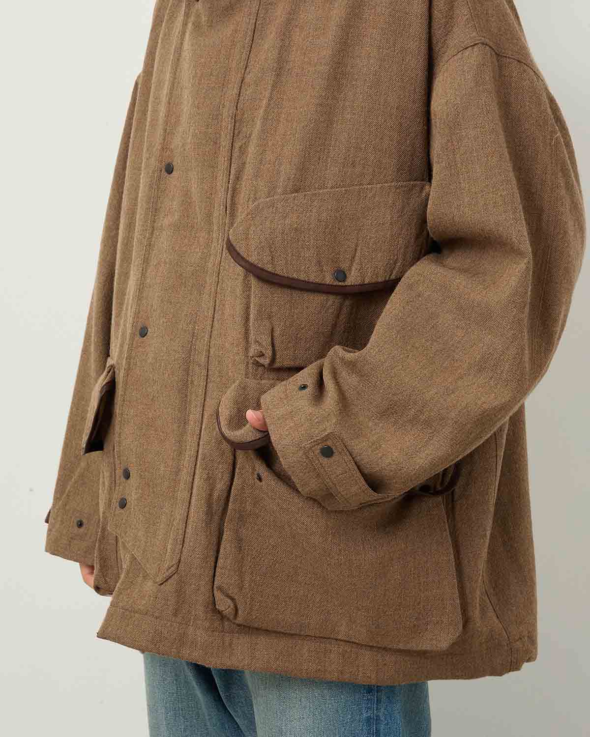 WOOL SERGE HUNTER JACKET