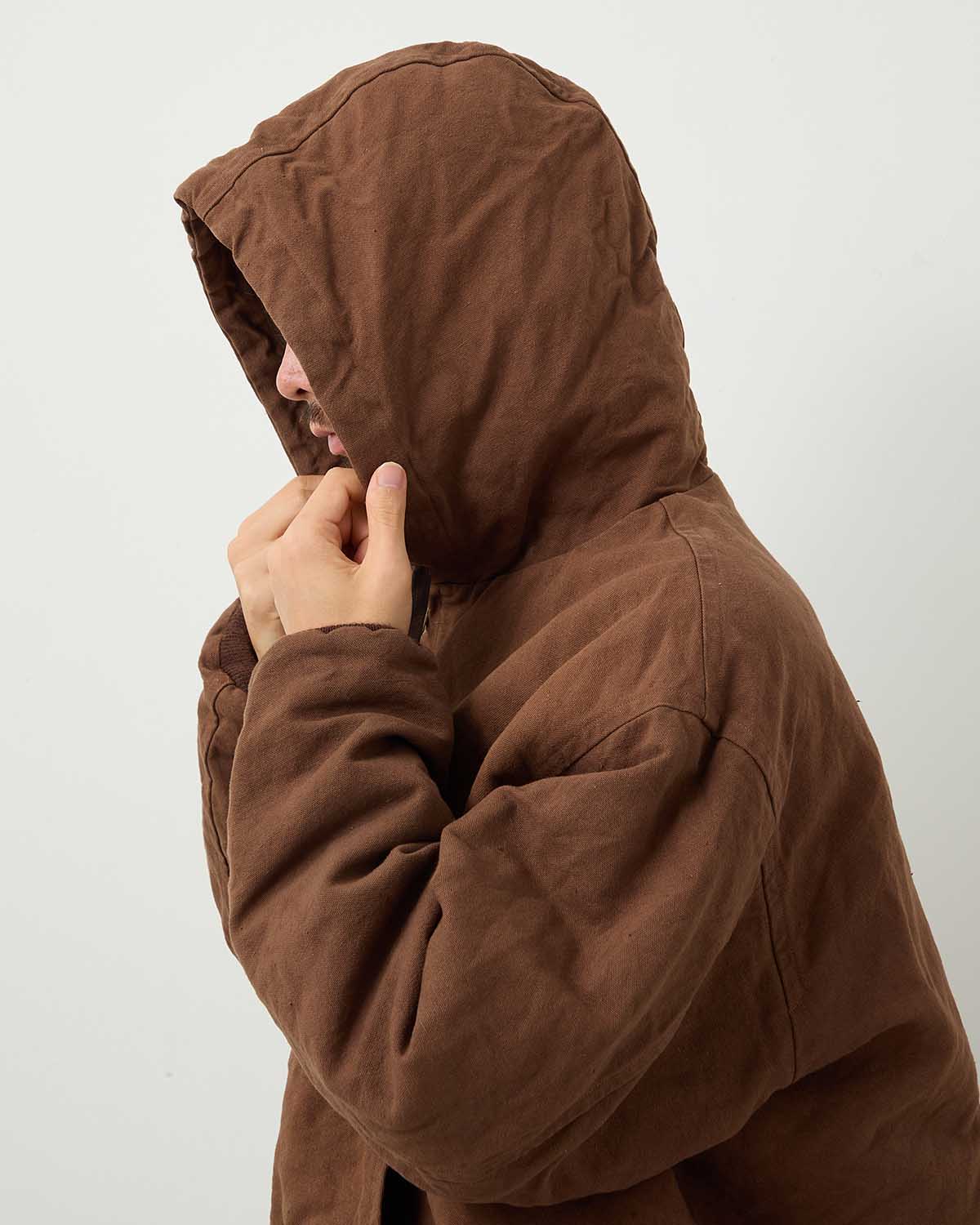 COTTON HEMP HOODIE JACKET