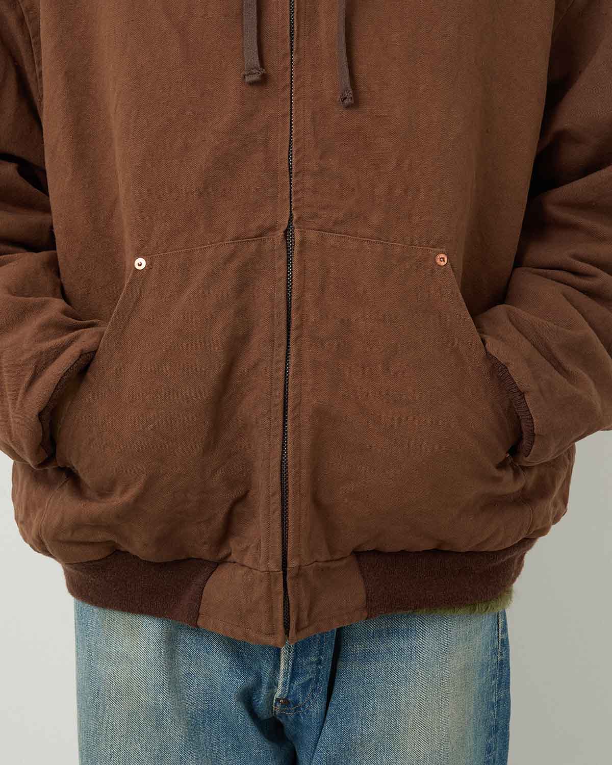 COTTON HEMP HOODIE JACKET