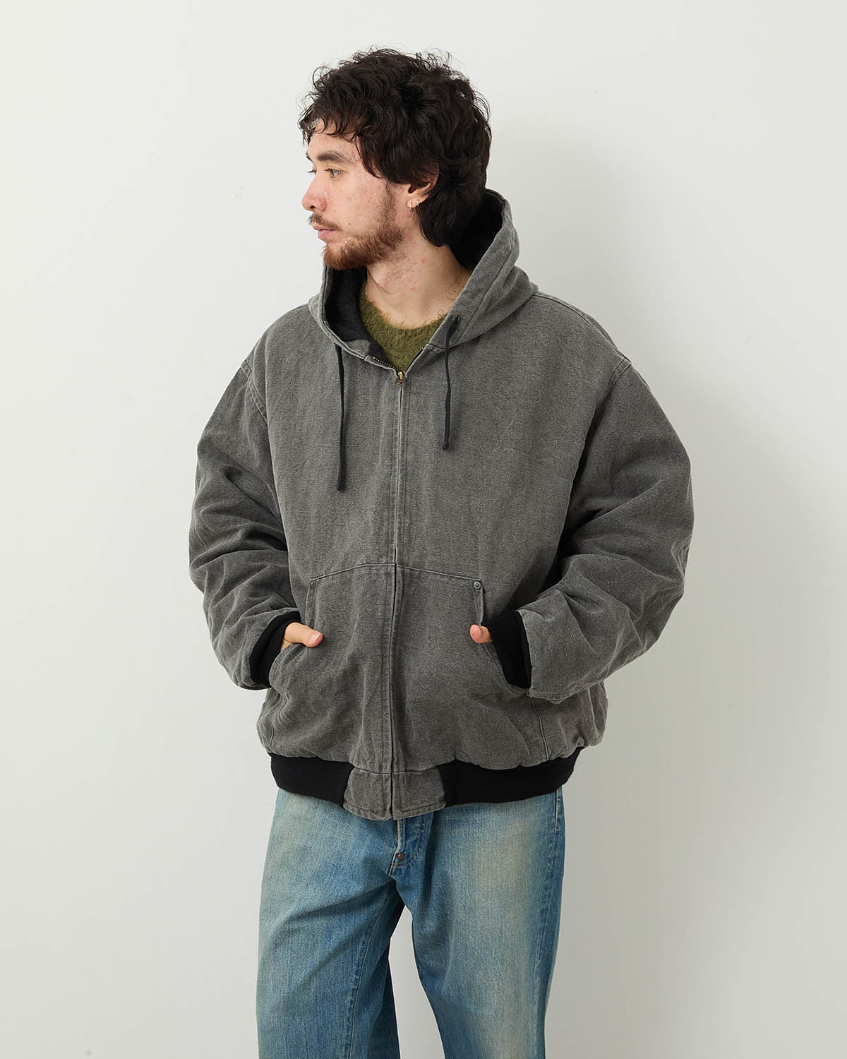 COTTON HEMP HOODIE JACKET