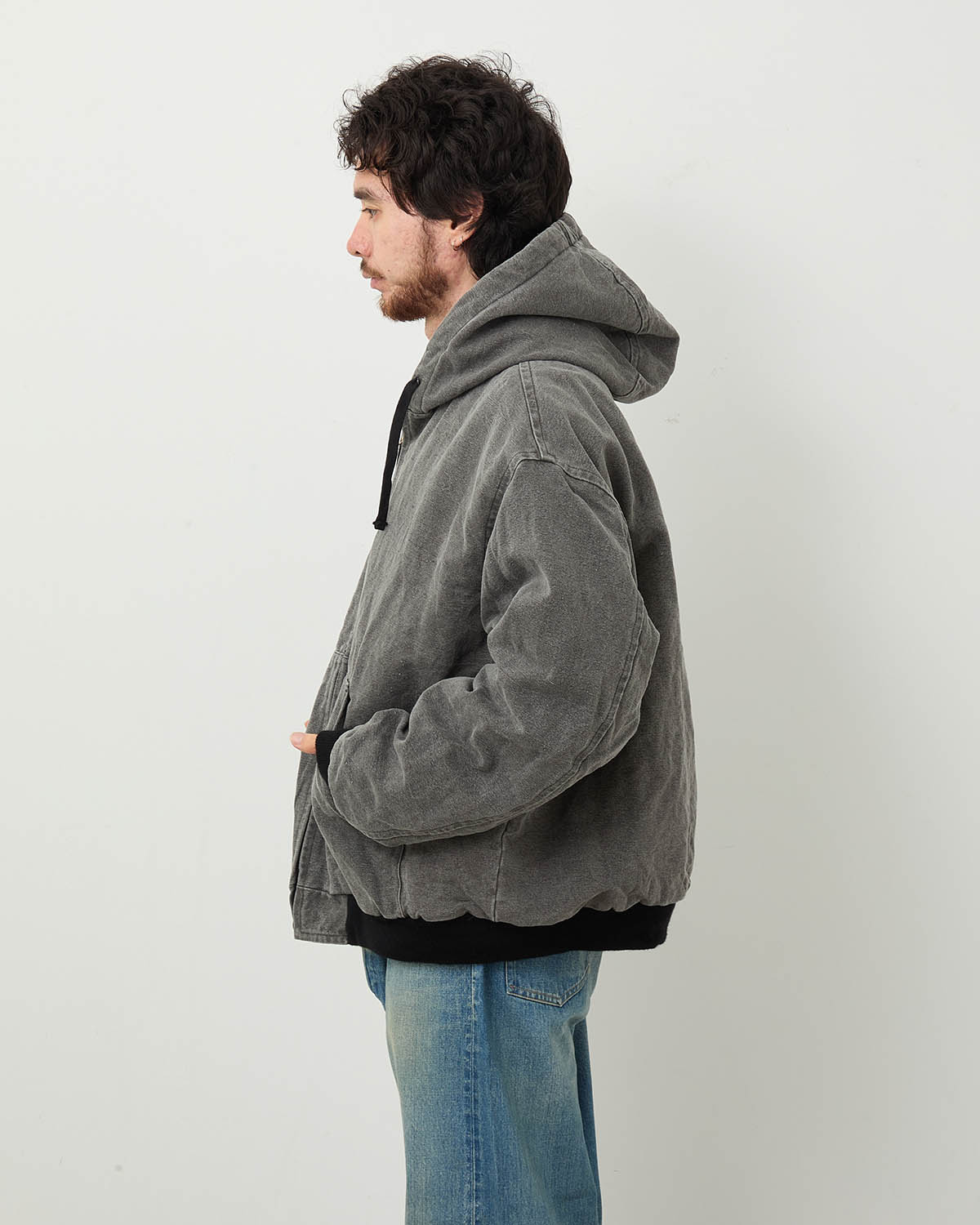 COTTON HEMP HOODIE JACKET