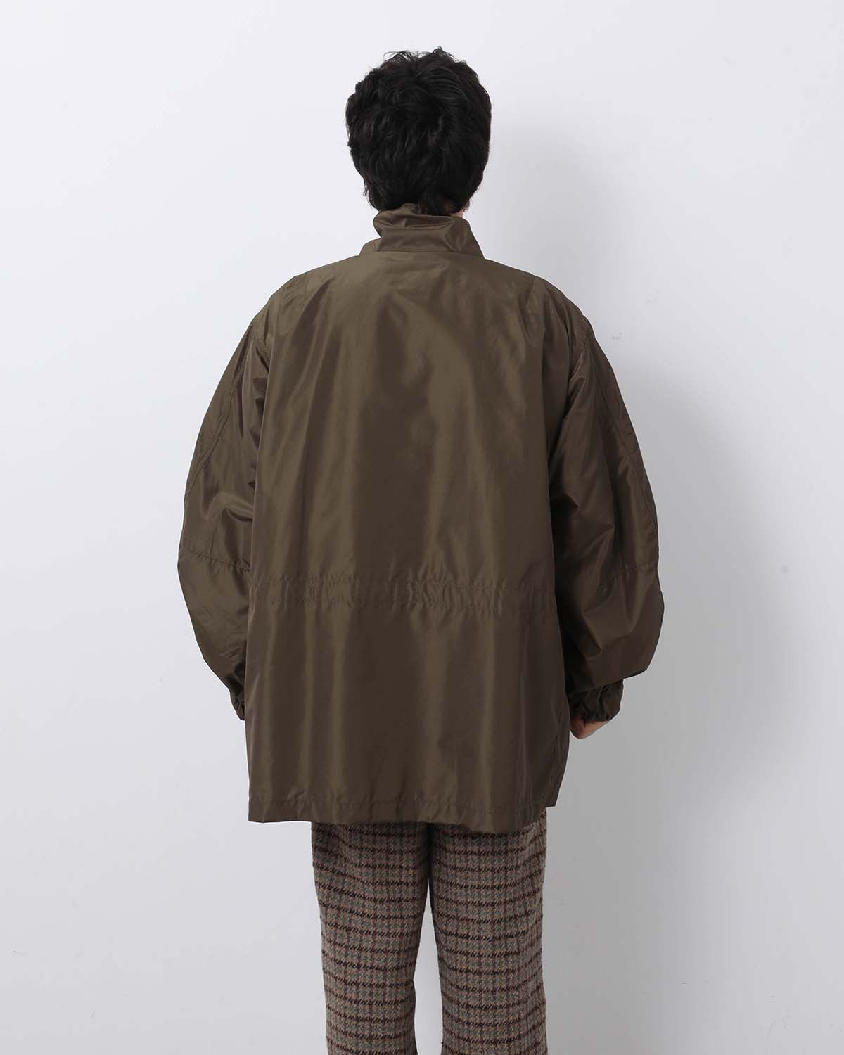SILK POLY MIL COAT