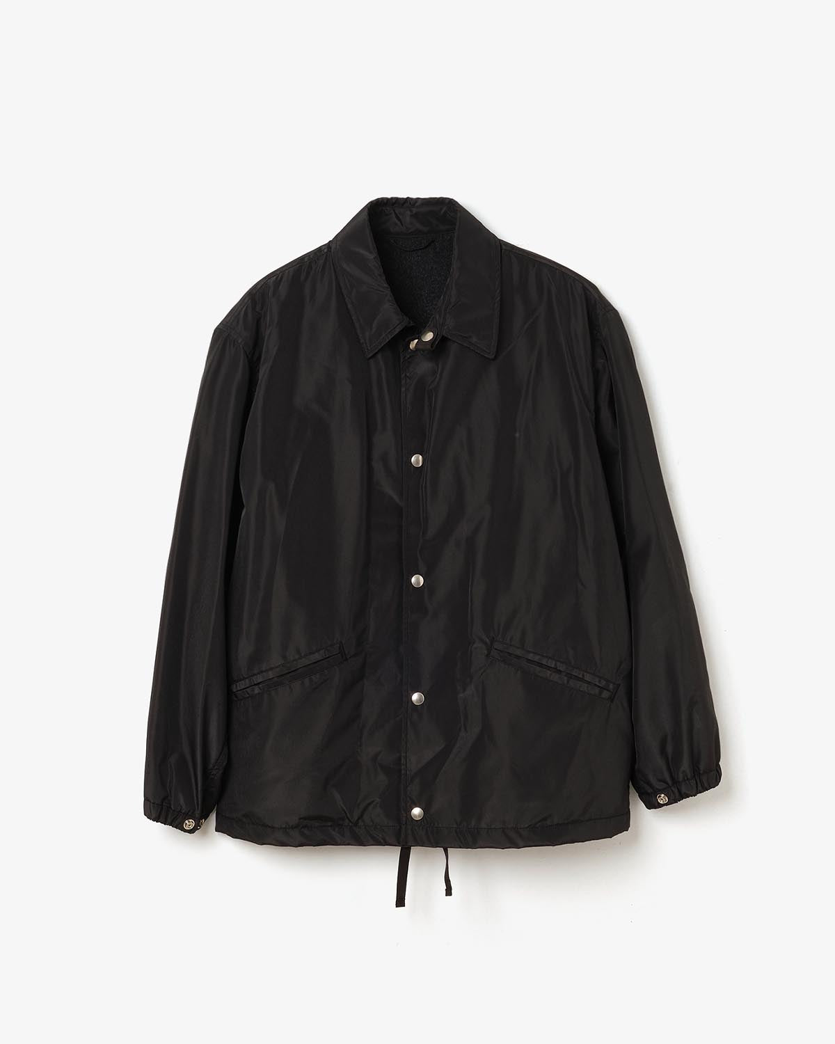 SILK POLY COACH JACKET