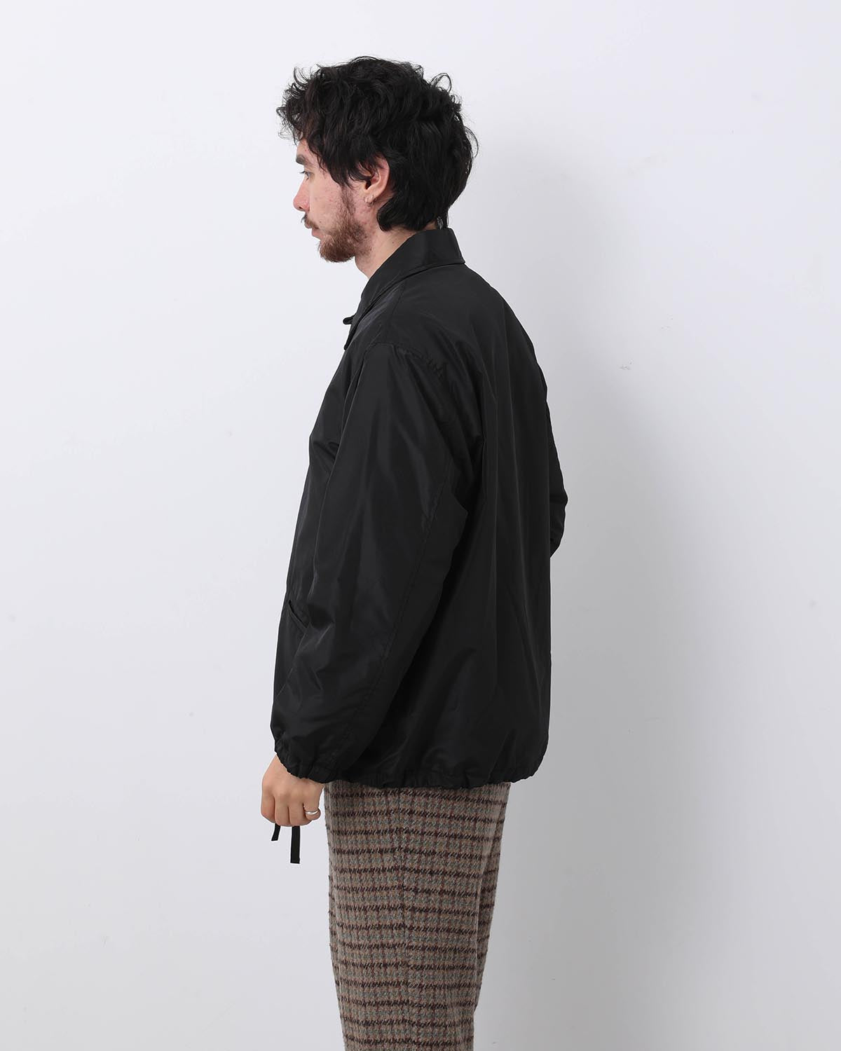 SILK POLY COACH JACKET