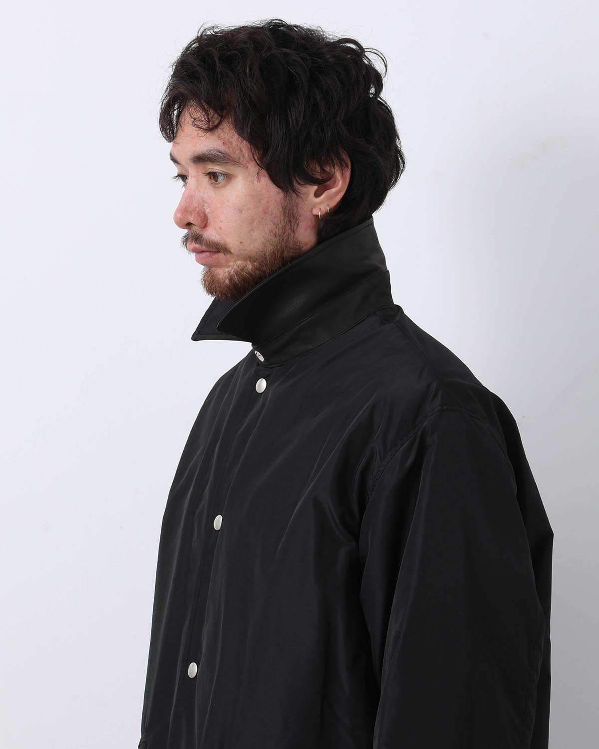 SILK POLY COACH JACKET