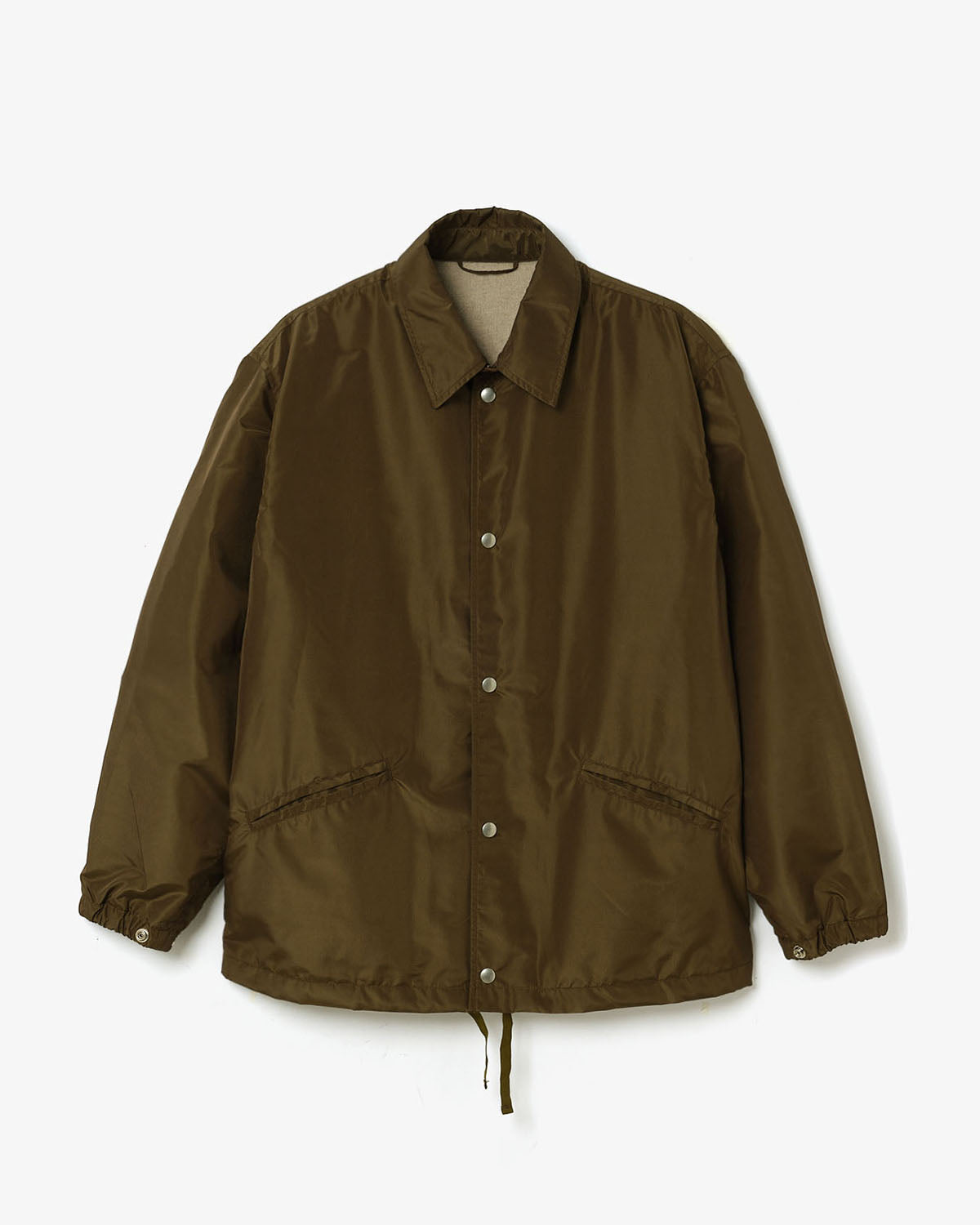 SILK POLY COACH JACKET