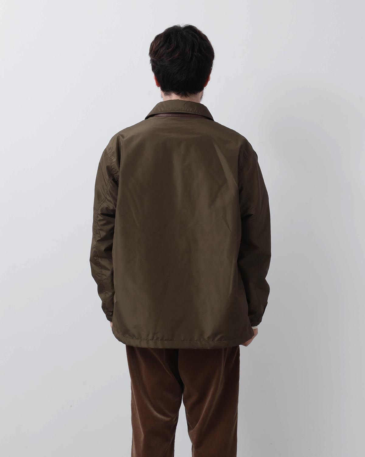 SILK POLY COACH JACKET