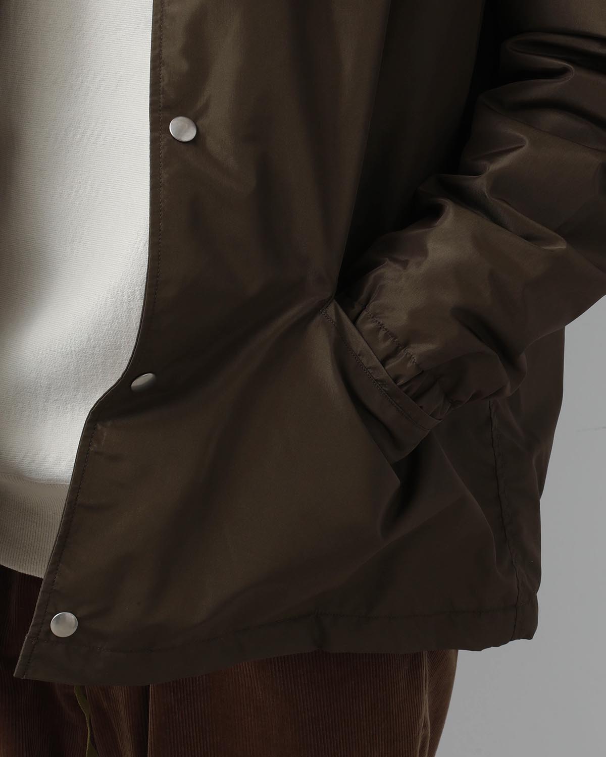 SILK POLY COACH JACKET