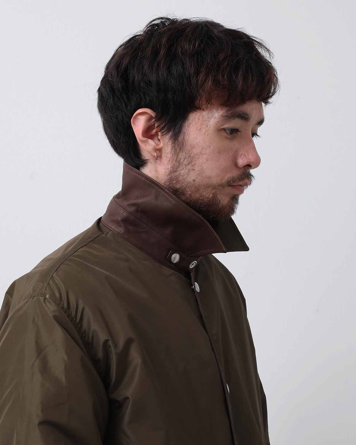 SILK POLY COACH JACKET