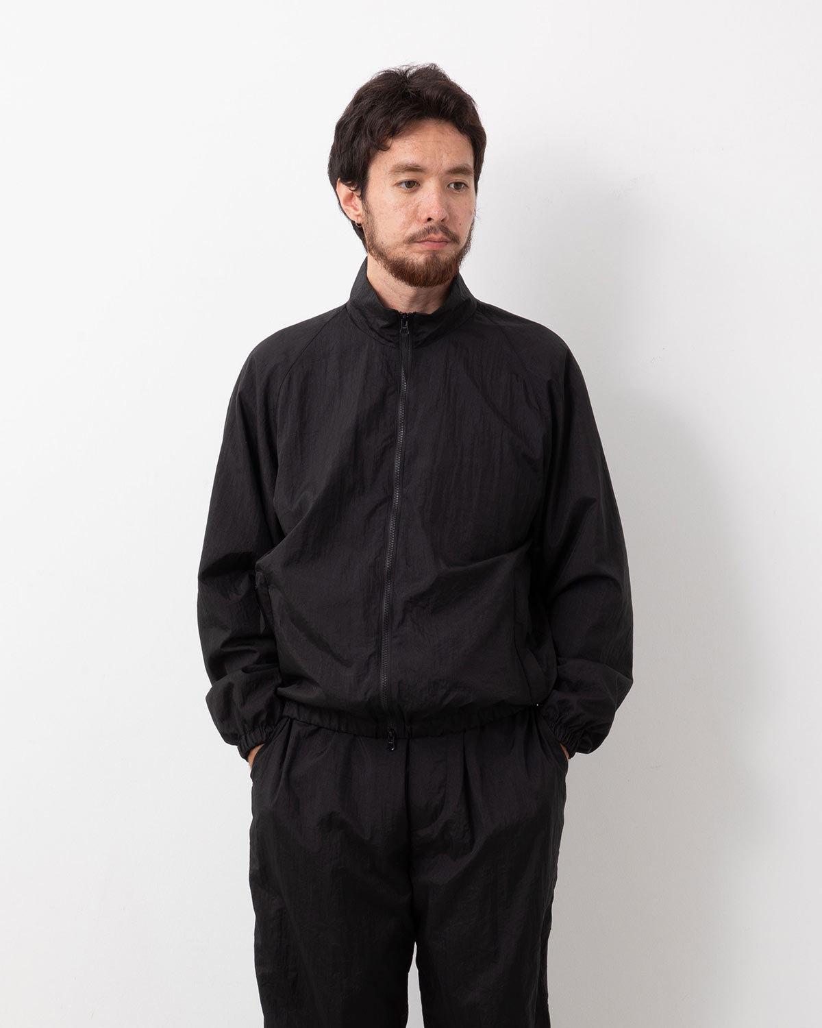SHRINKED NYLON BLOUSON