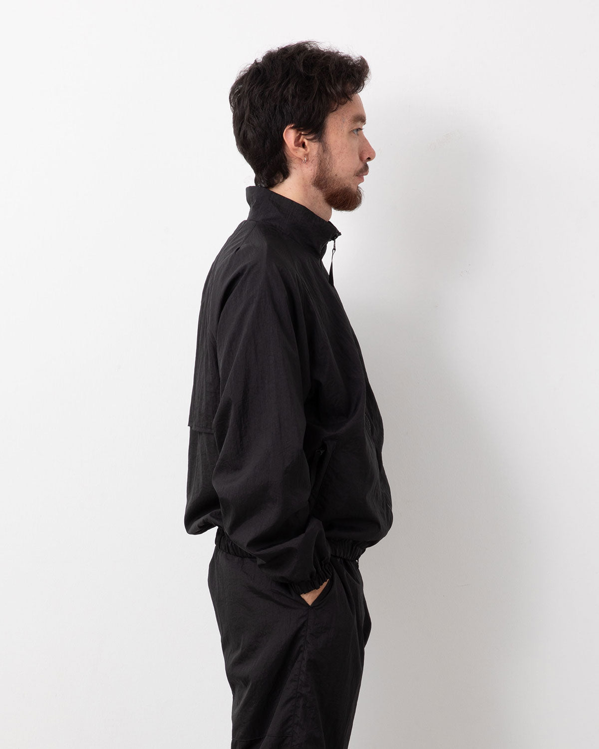 SHRINKED NYLON BLOUSON