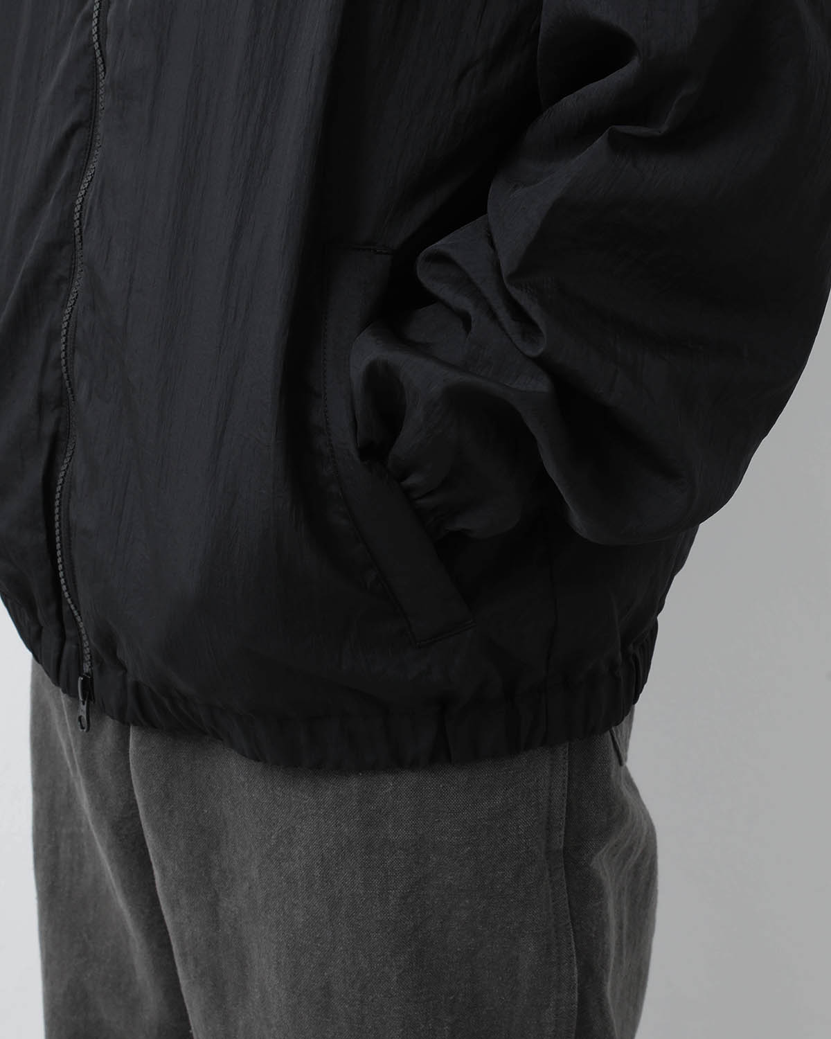 SHRINKED NYLON BLOUSON