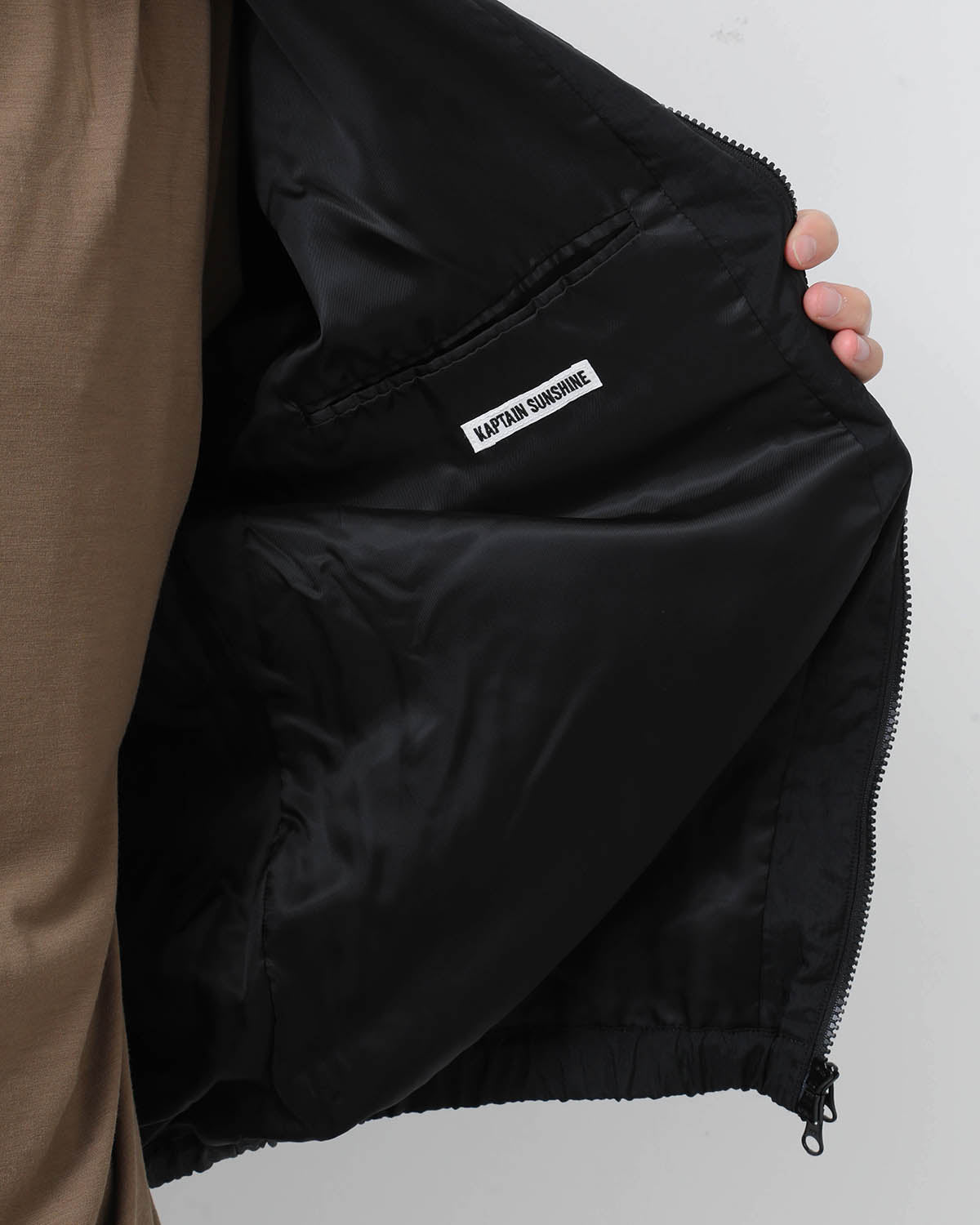 SHRINKED NYLON BLOUSON