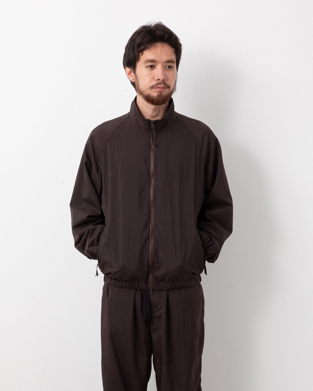 SHRINKED NYLON BLOUSON