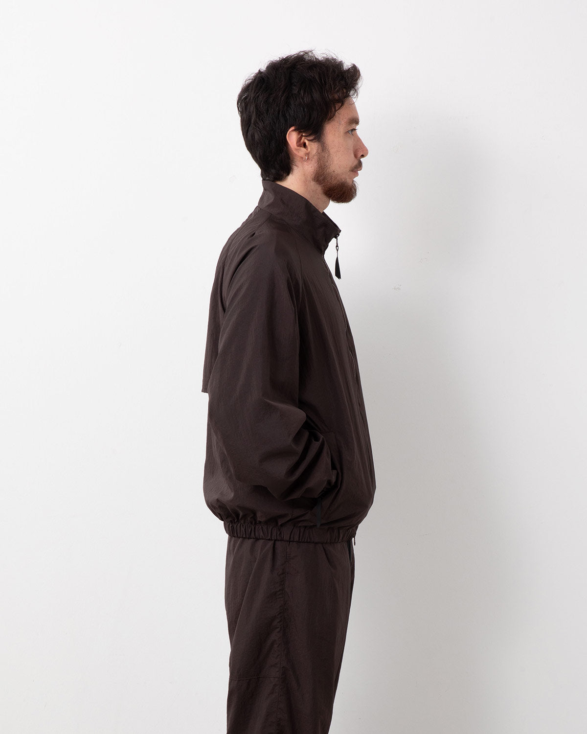 SHRINKED NYLON BLOUSON