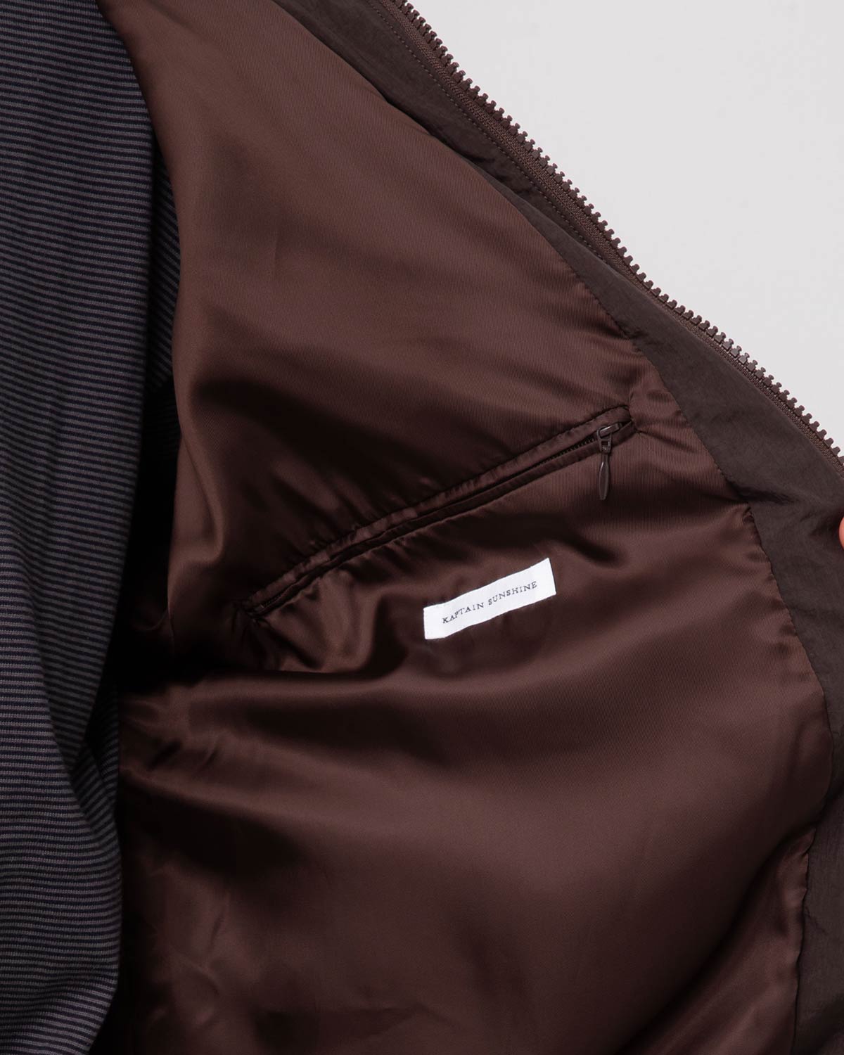 SHRINKED NYLON BLOUSON