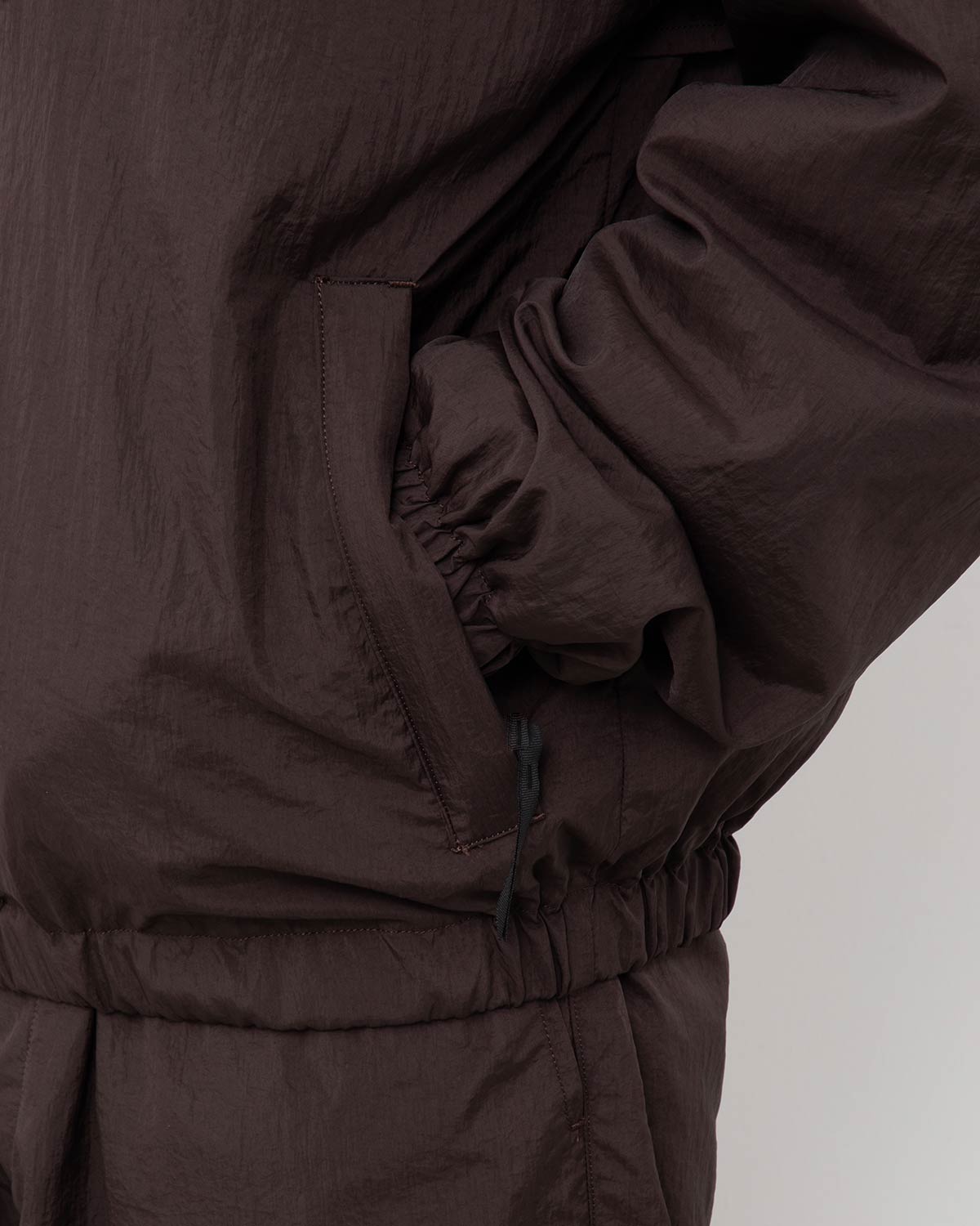 SHRINKED NYLON BLOUSON