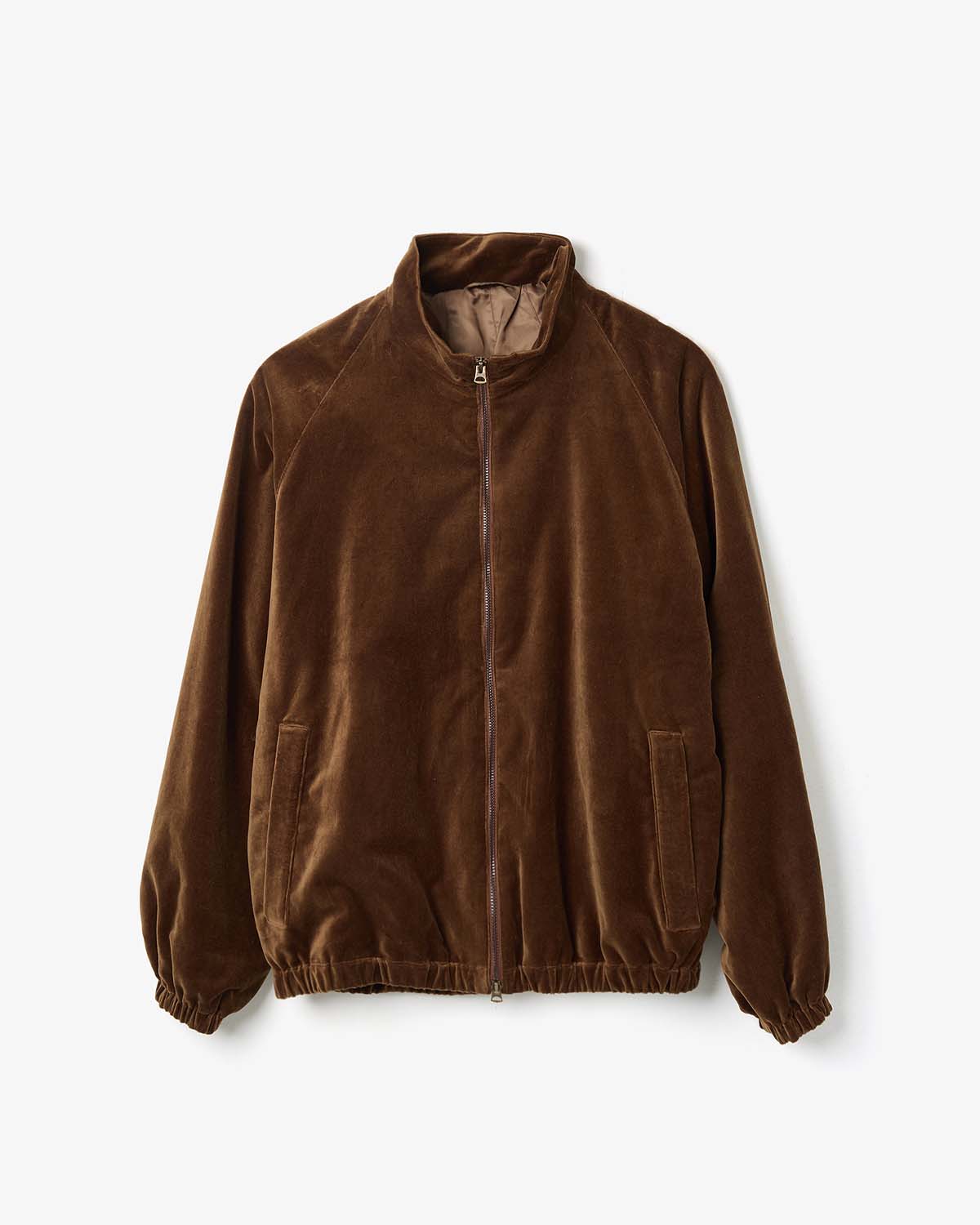 COTTON VELVET BLOUSON