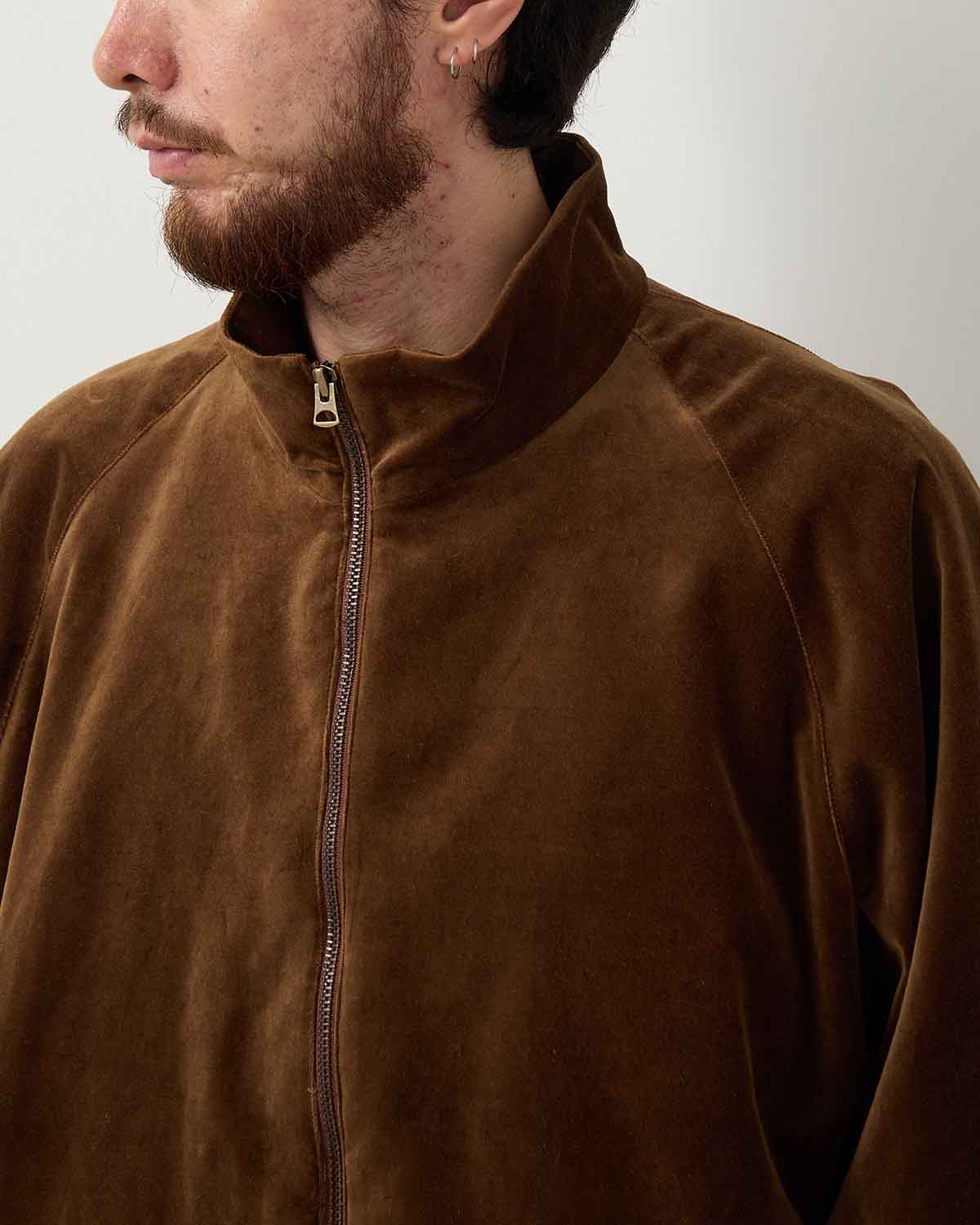 COTTON VELVET BLOUSON