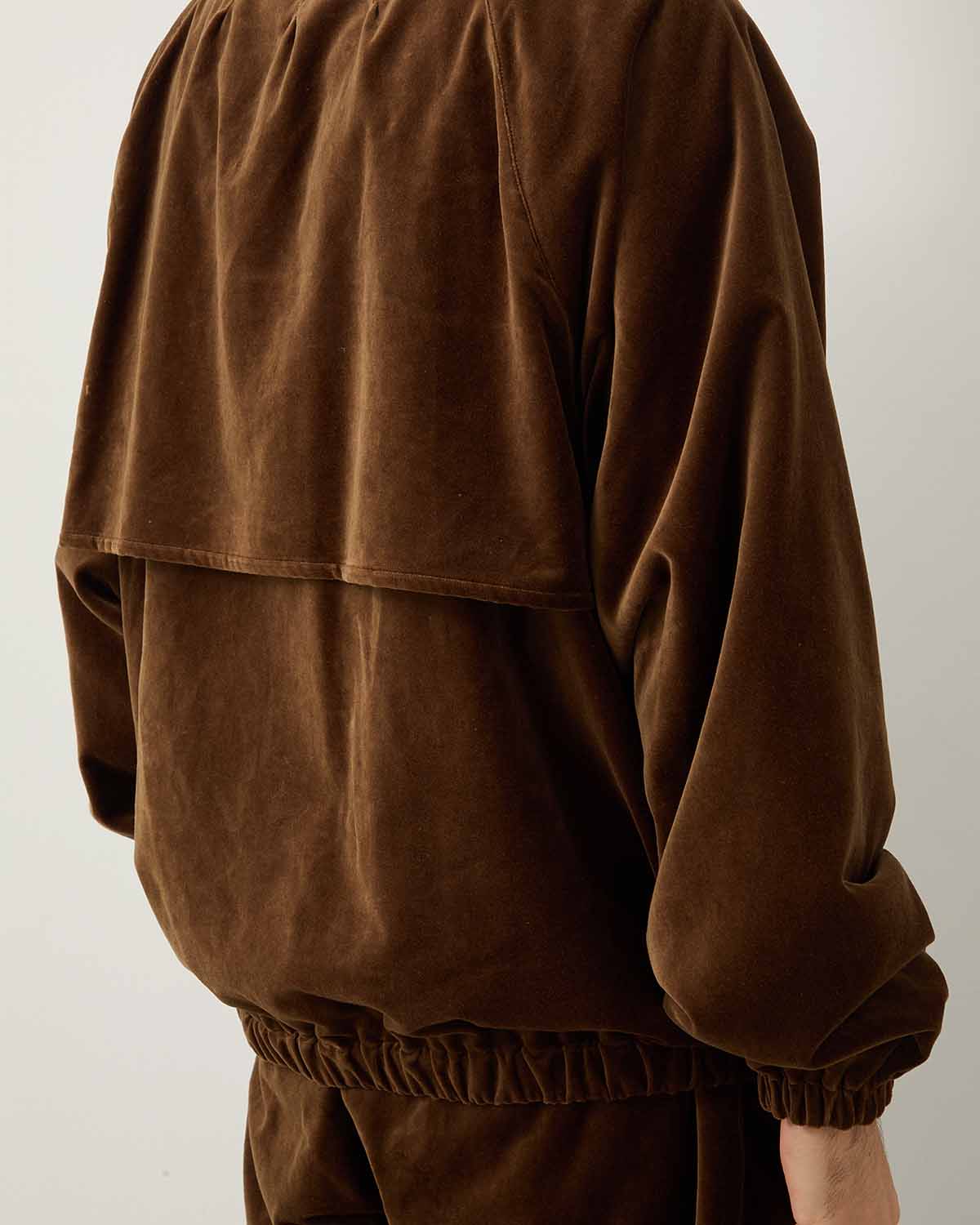 COTTON VELVET BLOUSON