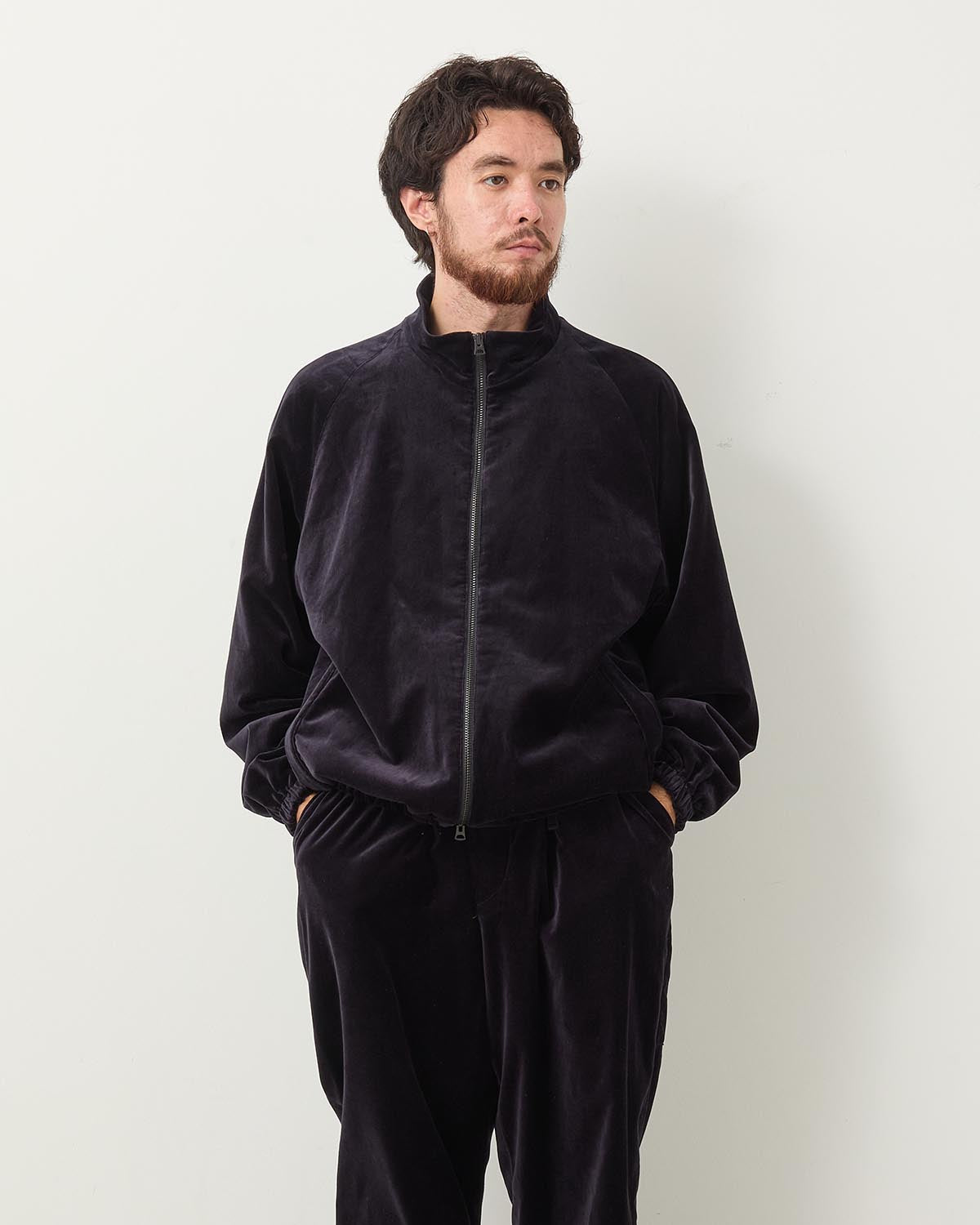 COTTON VELVET BLOUSON