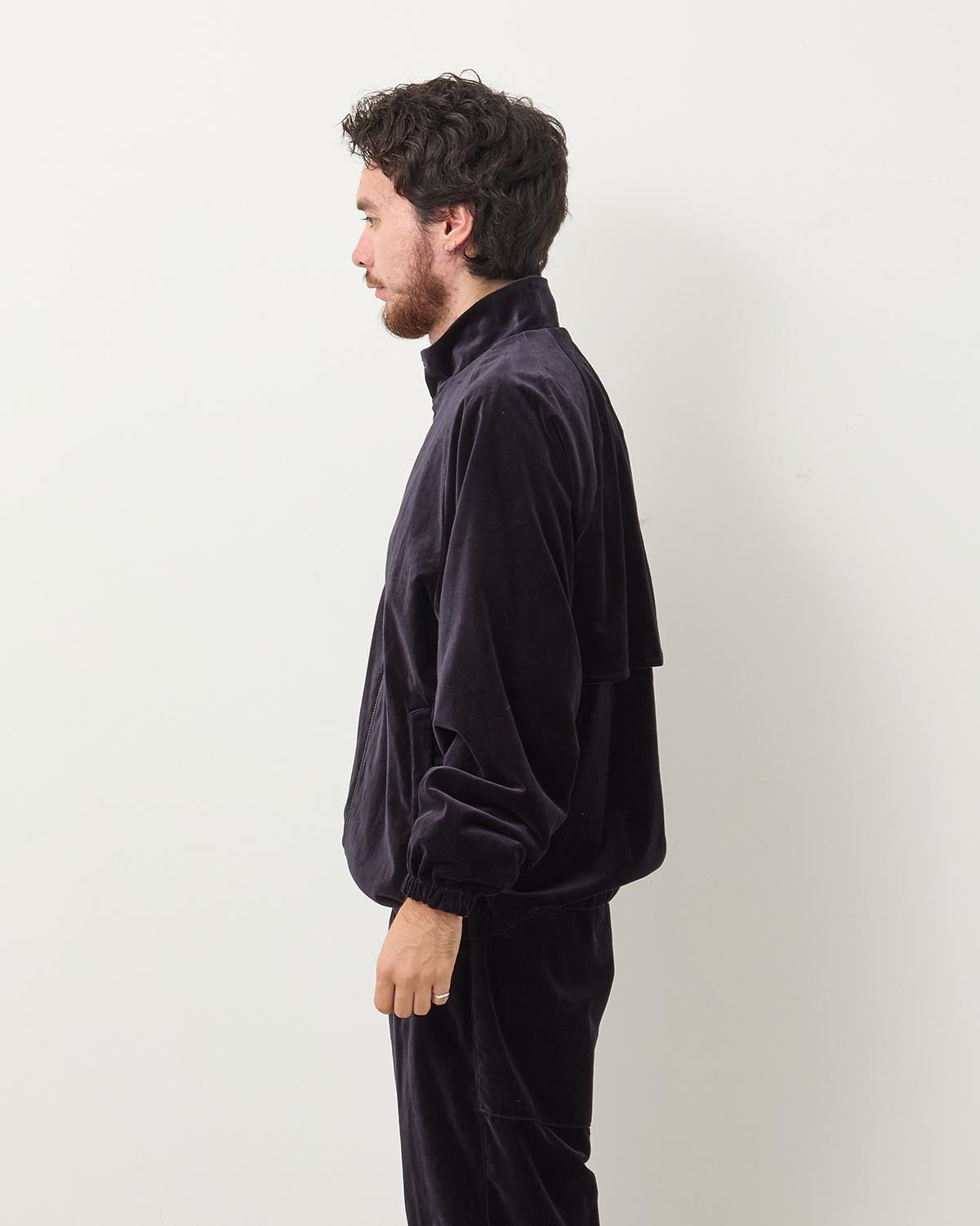 COTTON VELVET BLOUSON
