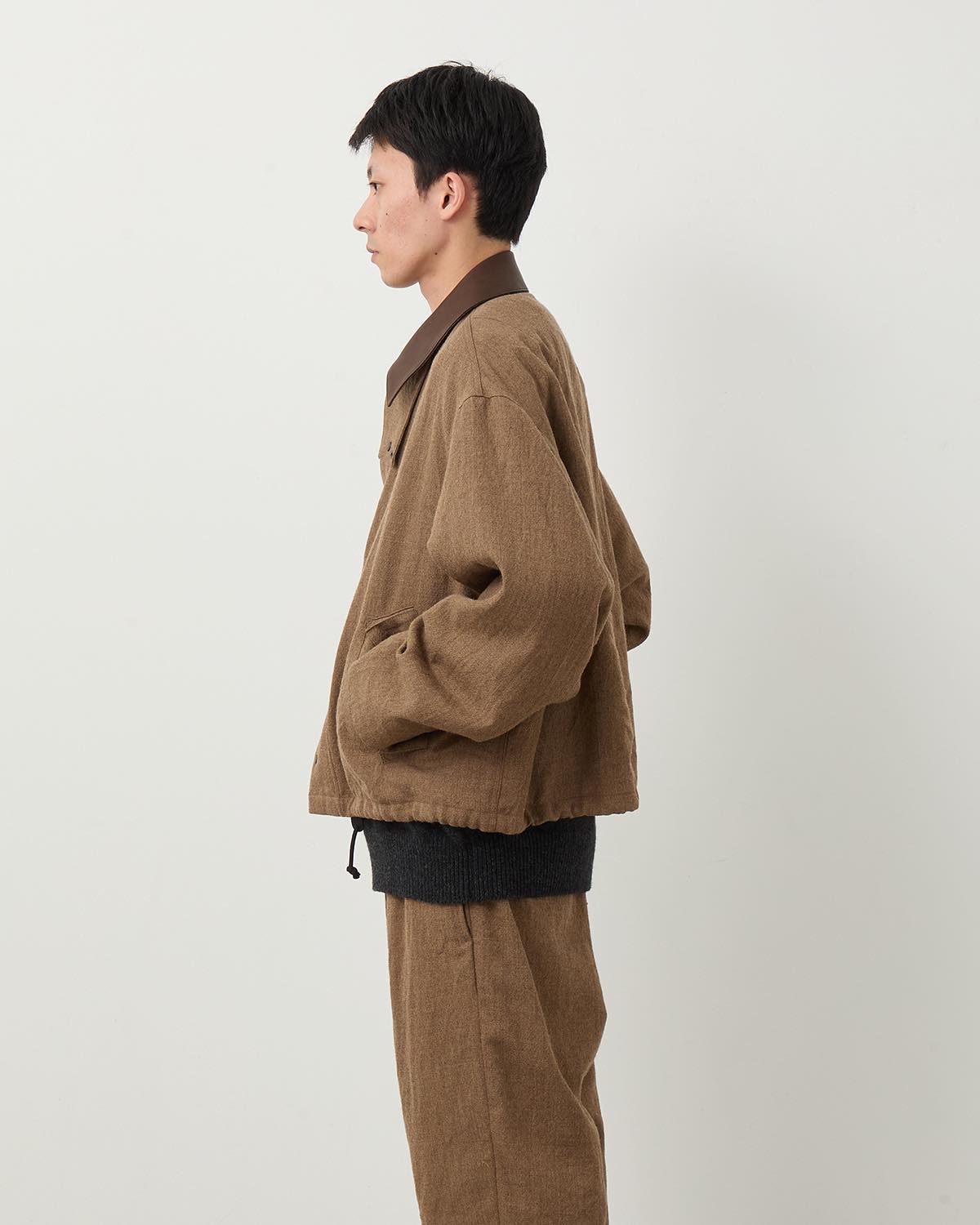 WOOL SERGE FIELD JACKET for COVERCHORD