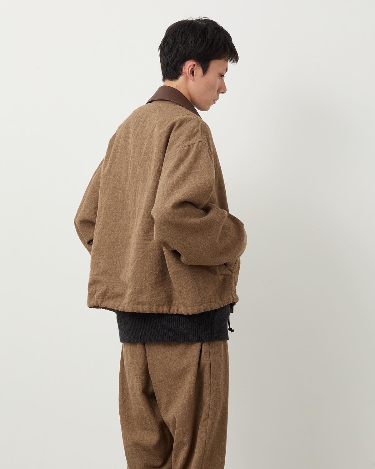 WOOL SERGE FIELD JACKET for COVERCHORD