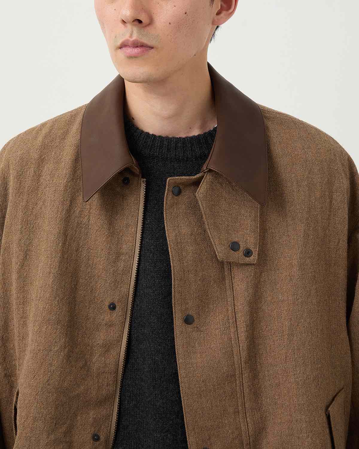 WOOL SERGE FIELD JACKET for COVERCHORD