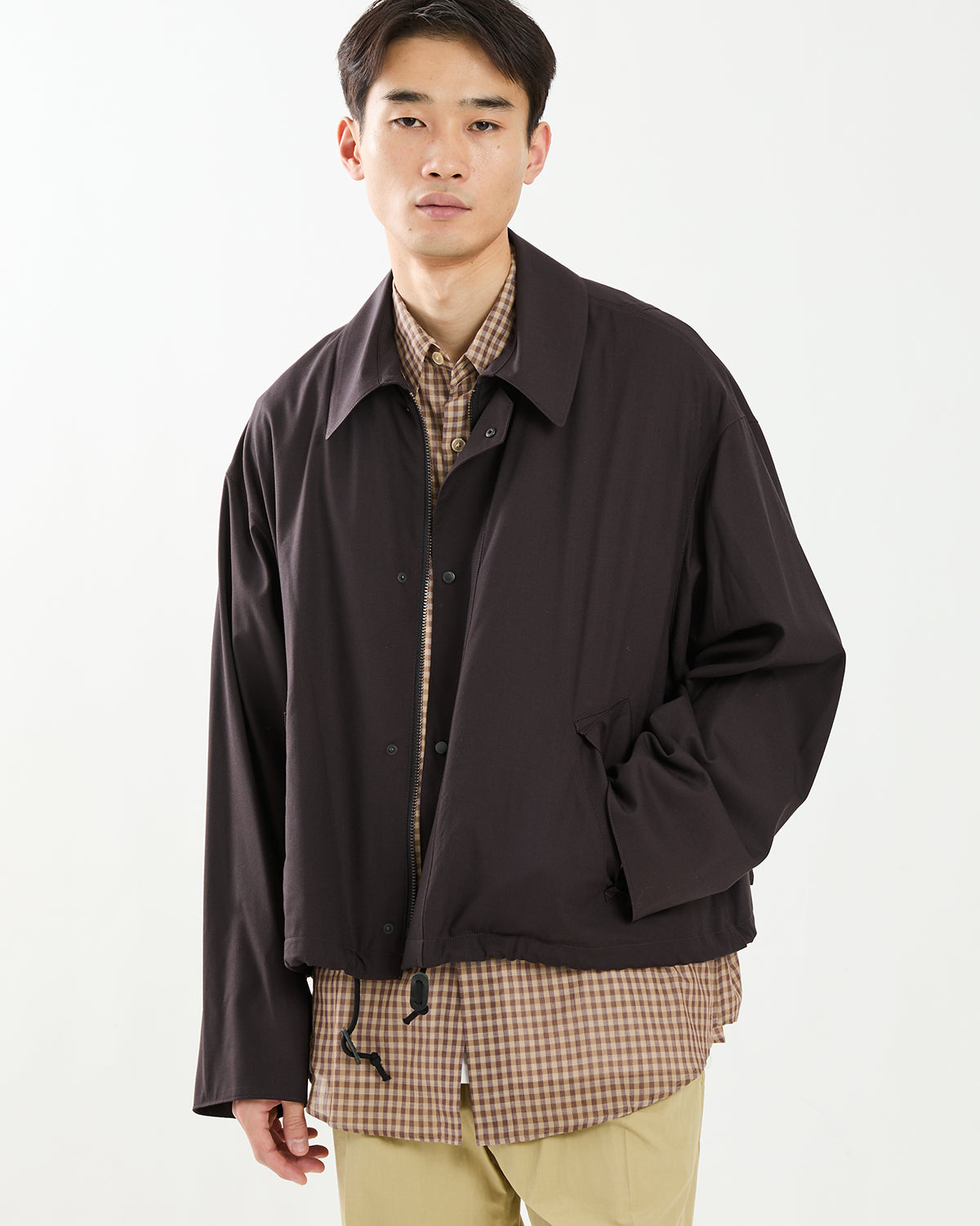 WOOL POPLIN FIELD JACKET for COVERCHORD
