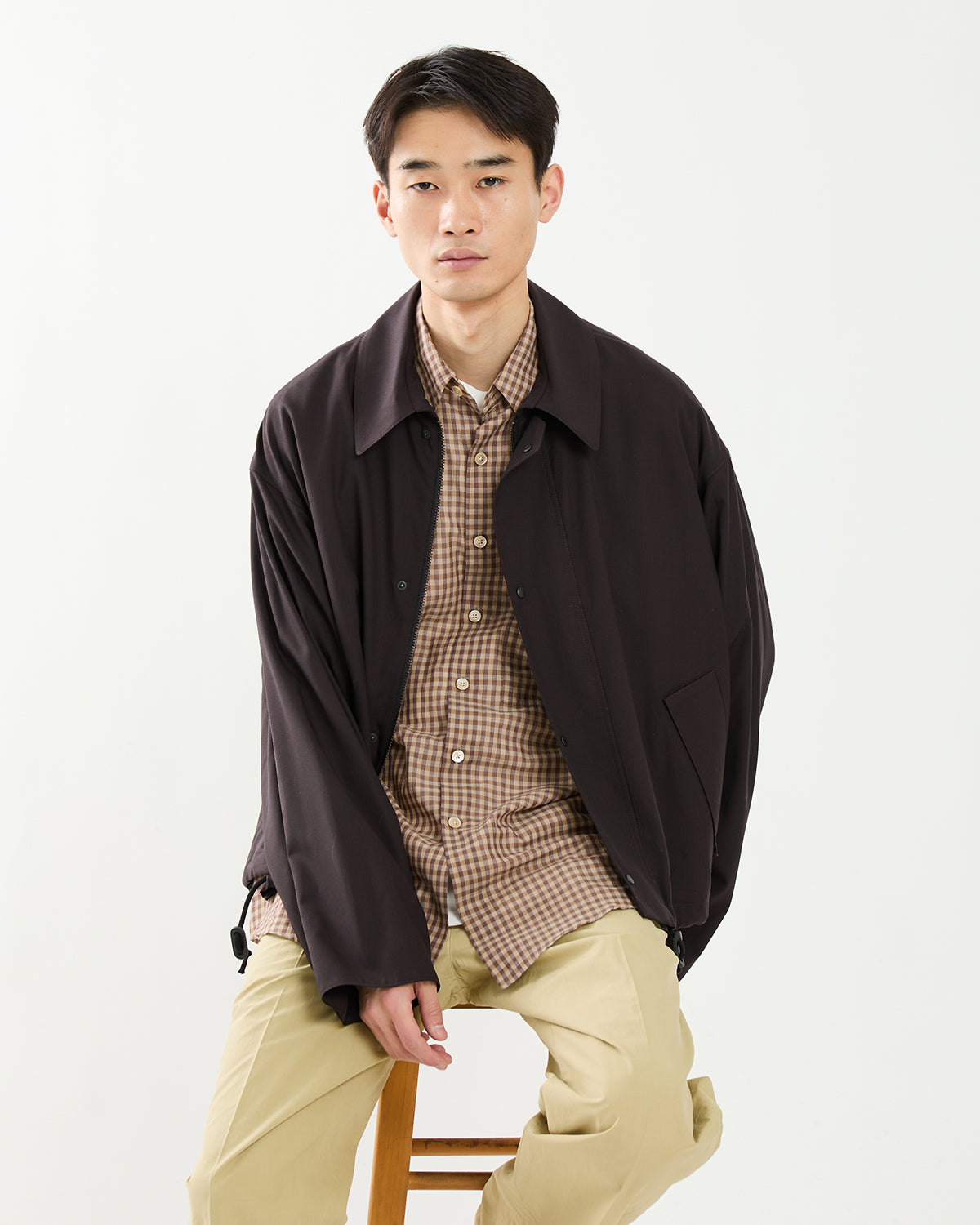 WOOL POPLIN FIELD JACKET for COVERCHORD
