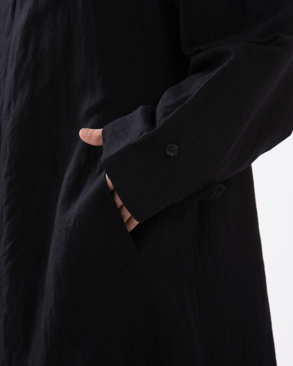 CASHMERE LINEN WALKER COAT