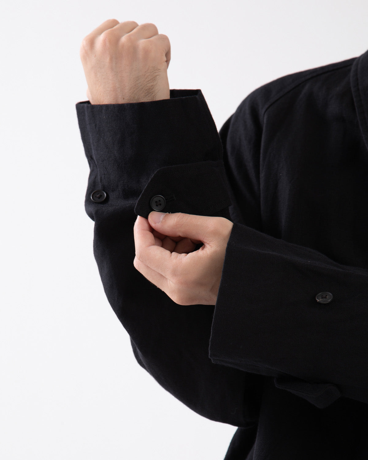 CASHMERE LINEN WALKER COAT