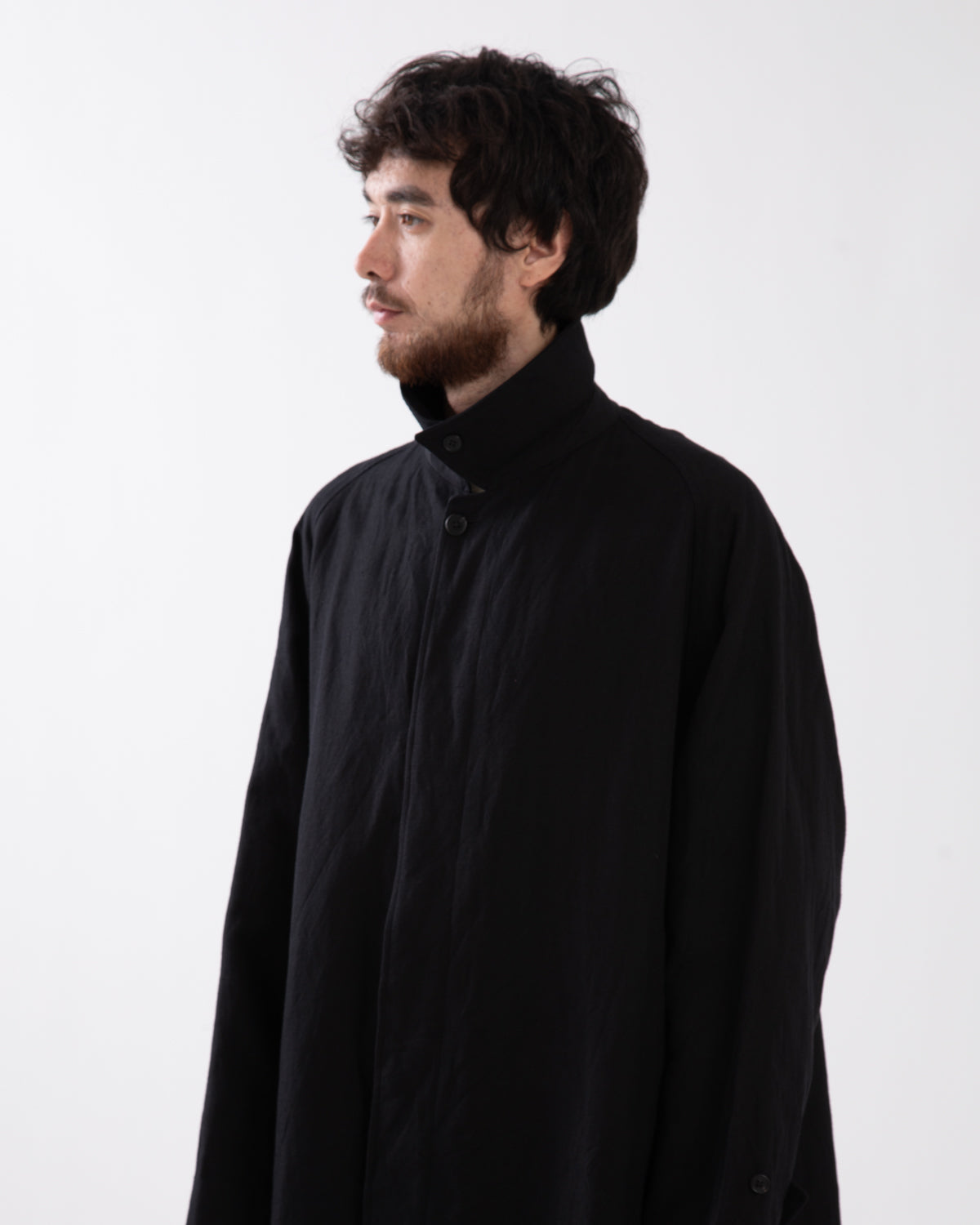 CASHMERE LINEN WALKER COAT