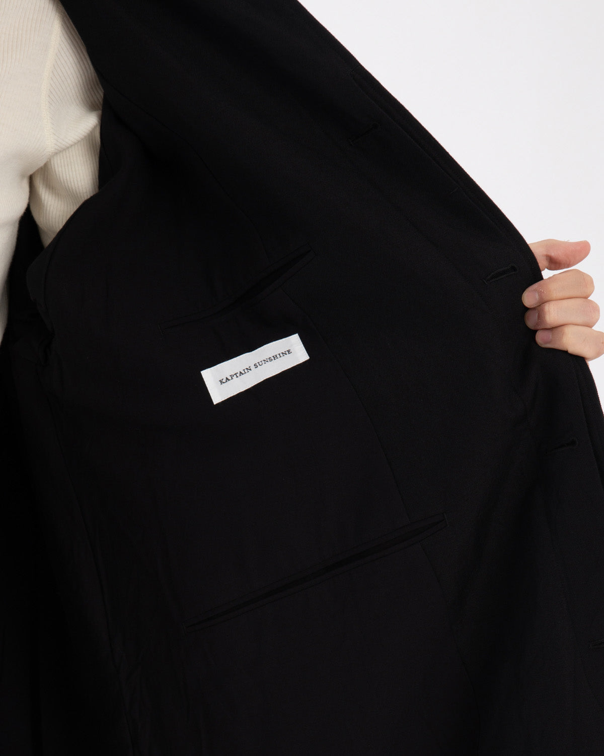 CASHMERE LINEN WALKER COAT