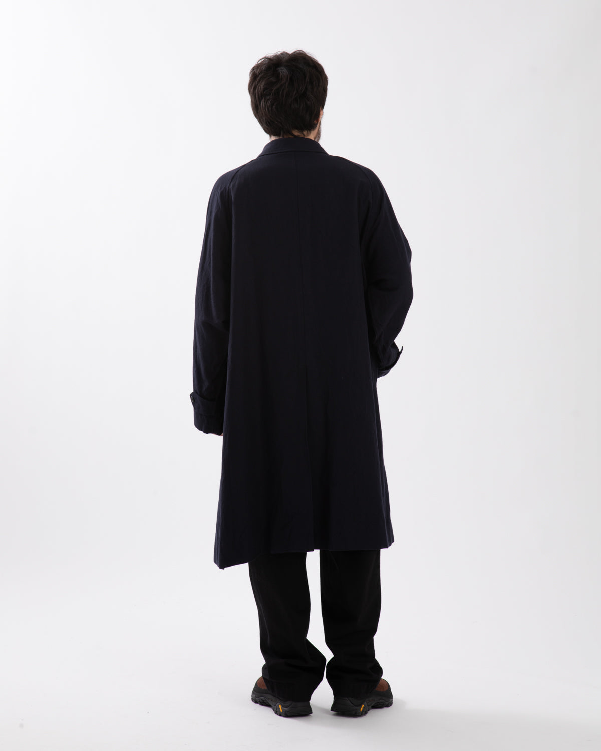 CASHMERE LINEN WALKER COAT