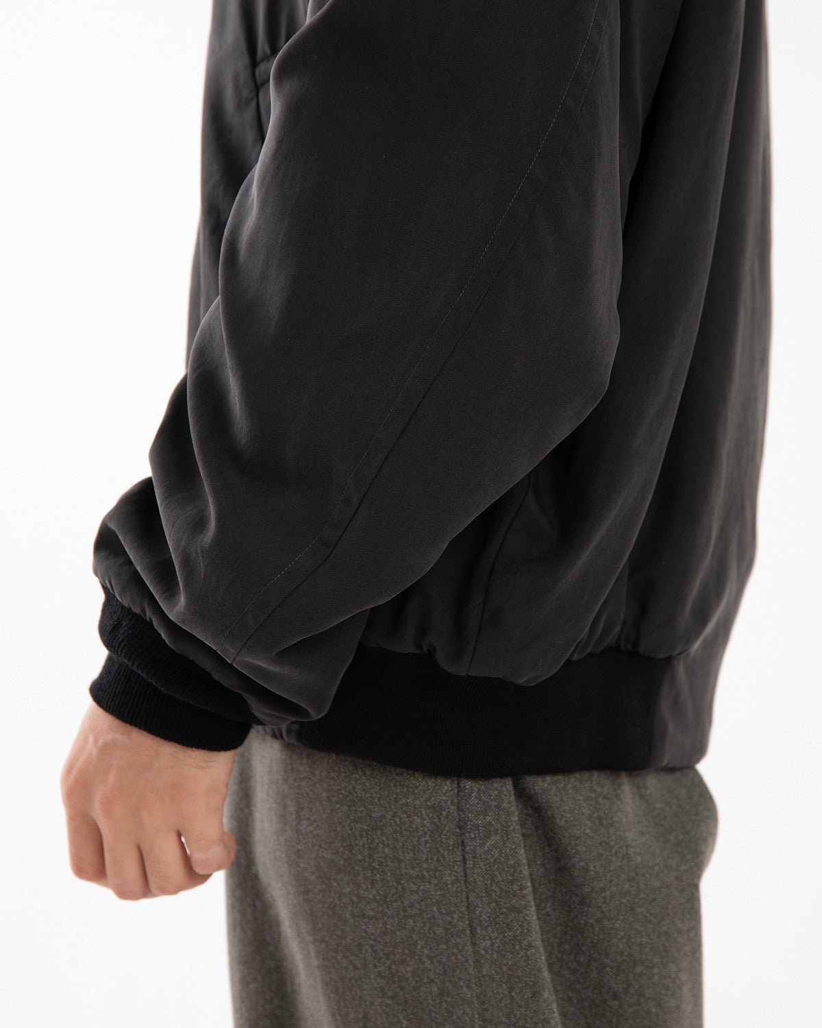 SILK BOMBER JACKET