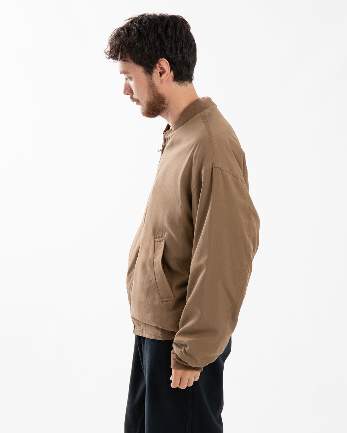 SILK BOMBER JACKET